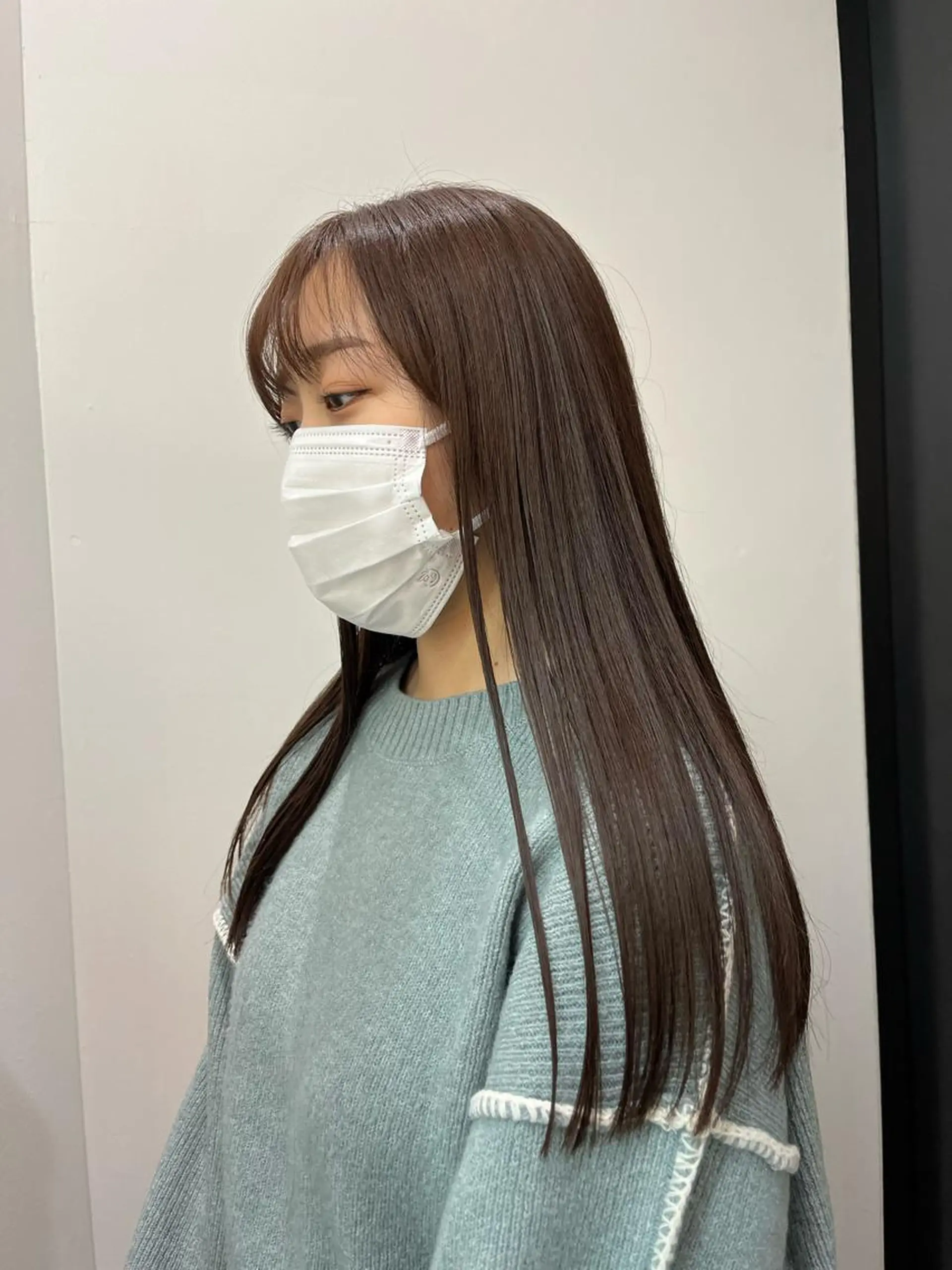 ロング カラー 縮毛矯正 トリートメント タカノ ノゾミのヘアスタイル