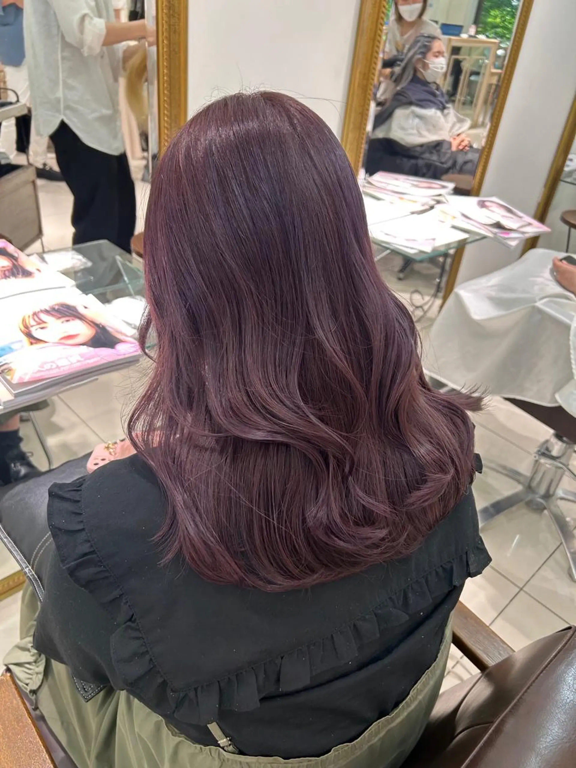 ロング カラー 透明感カラー 古山 結季🌙🖤のヘアスタイル