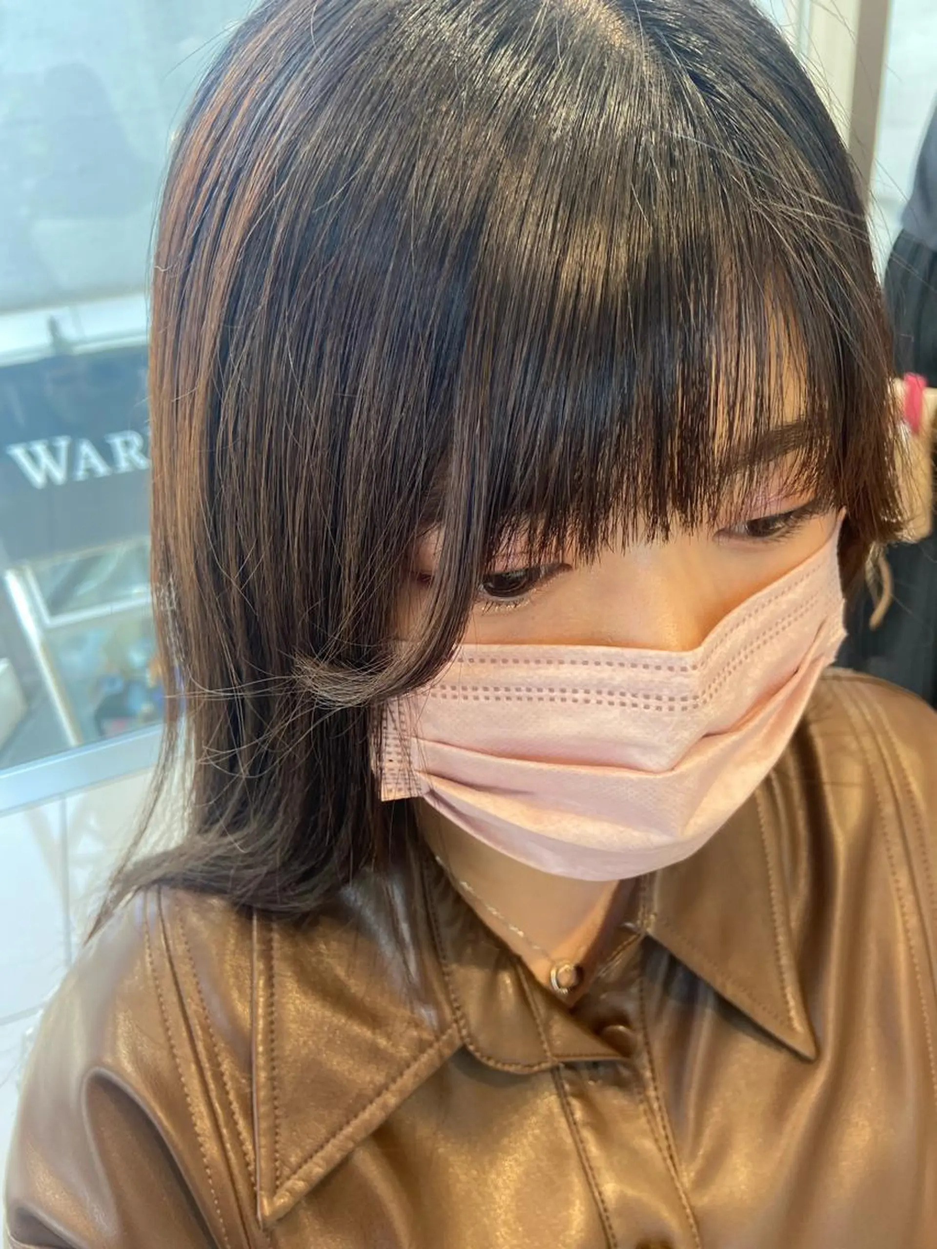 ロング パーマ 縮毛矯正/艶カラー /美髪/ﾒｸﾞﾐのヘアスタイル