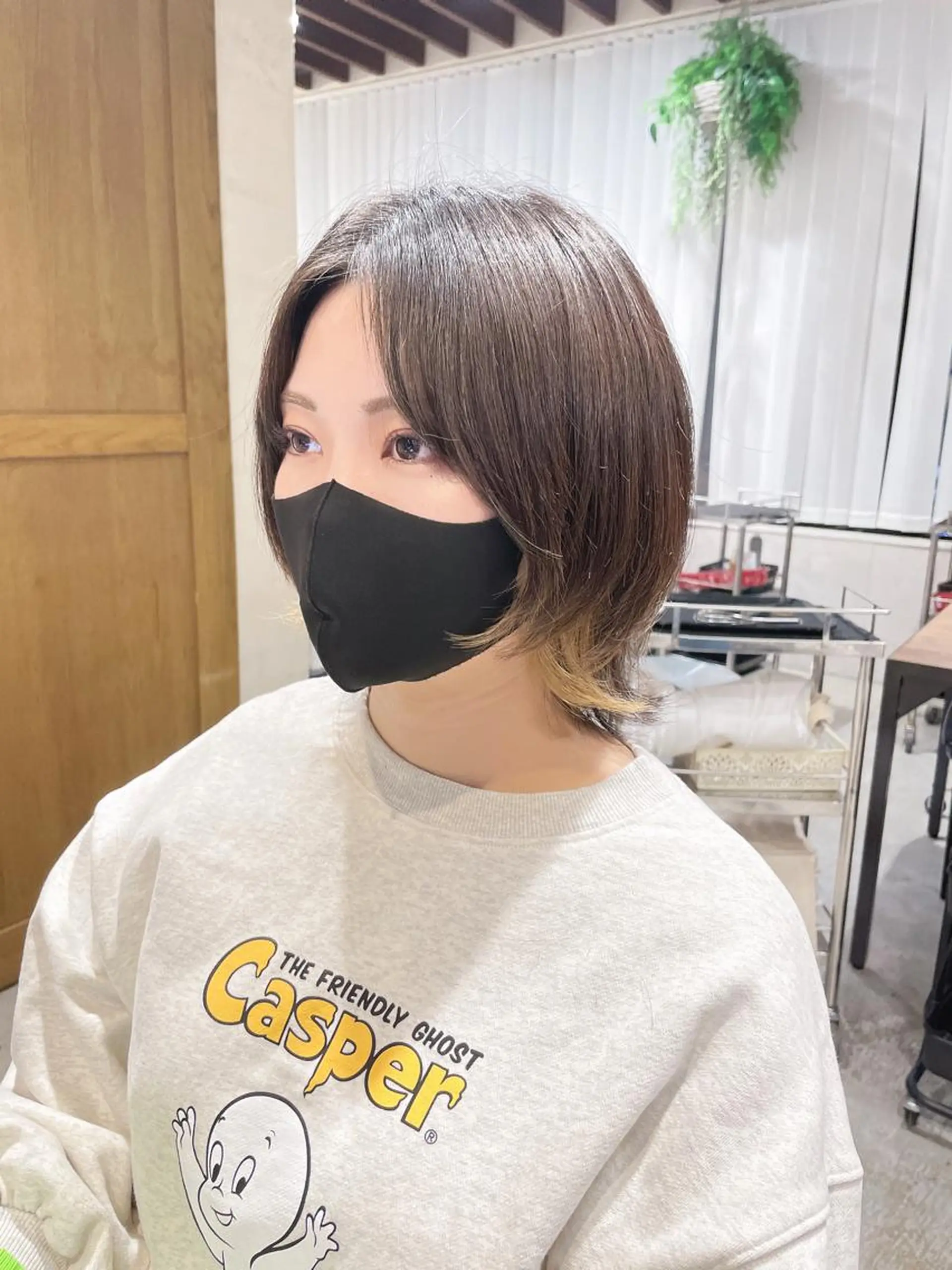 ミディアム ボブ ウルフカット ウルフカット/ ハッシュカット/山路のヘアスタイル