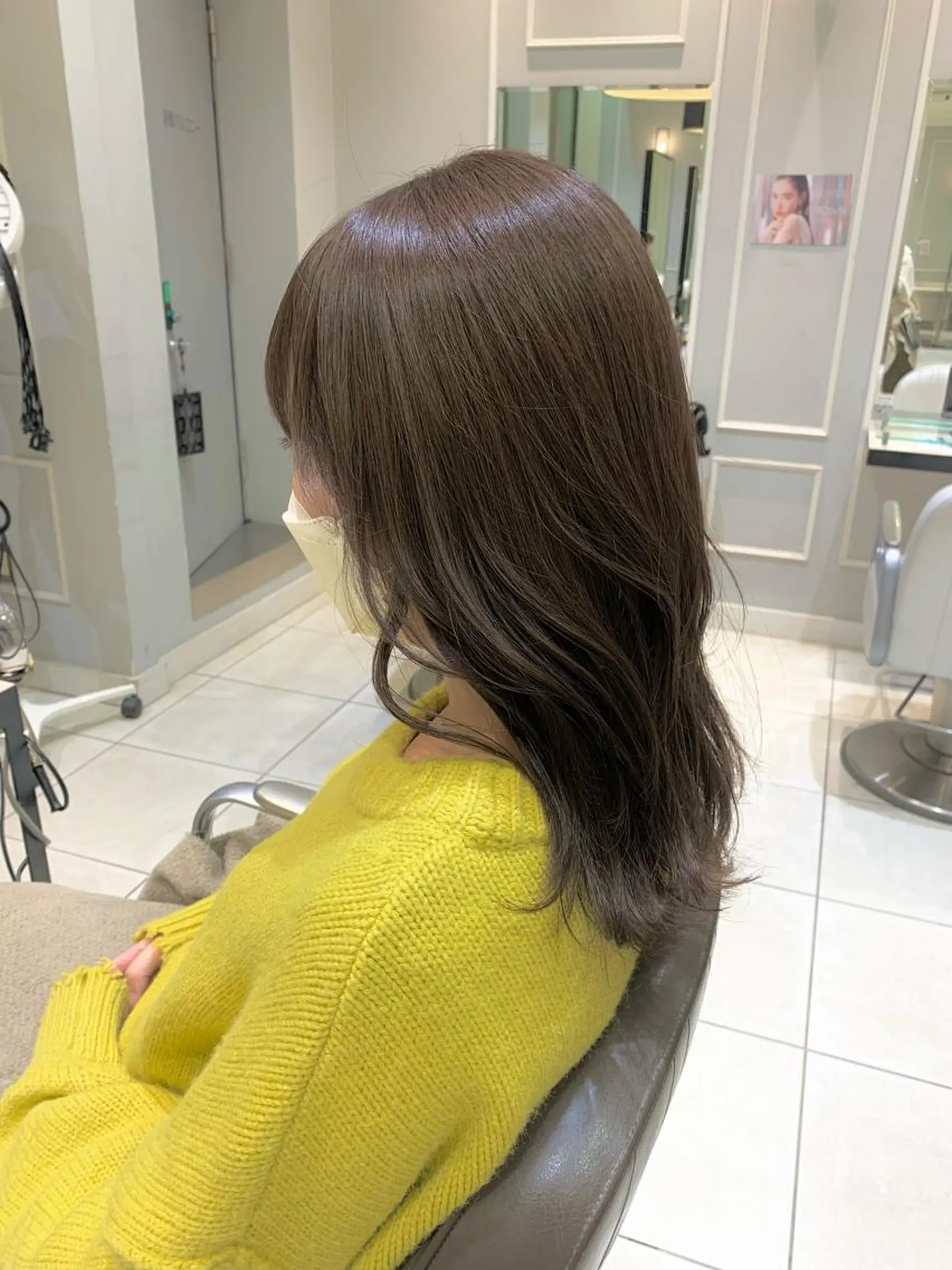 セミロング 髪質改善/縮毛矯正 🎀小林 唯 🎀のヘアスタイル