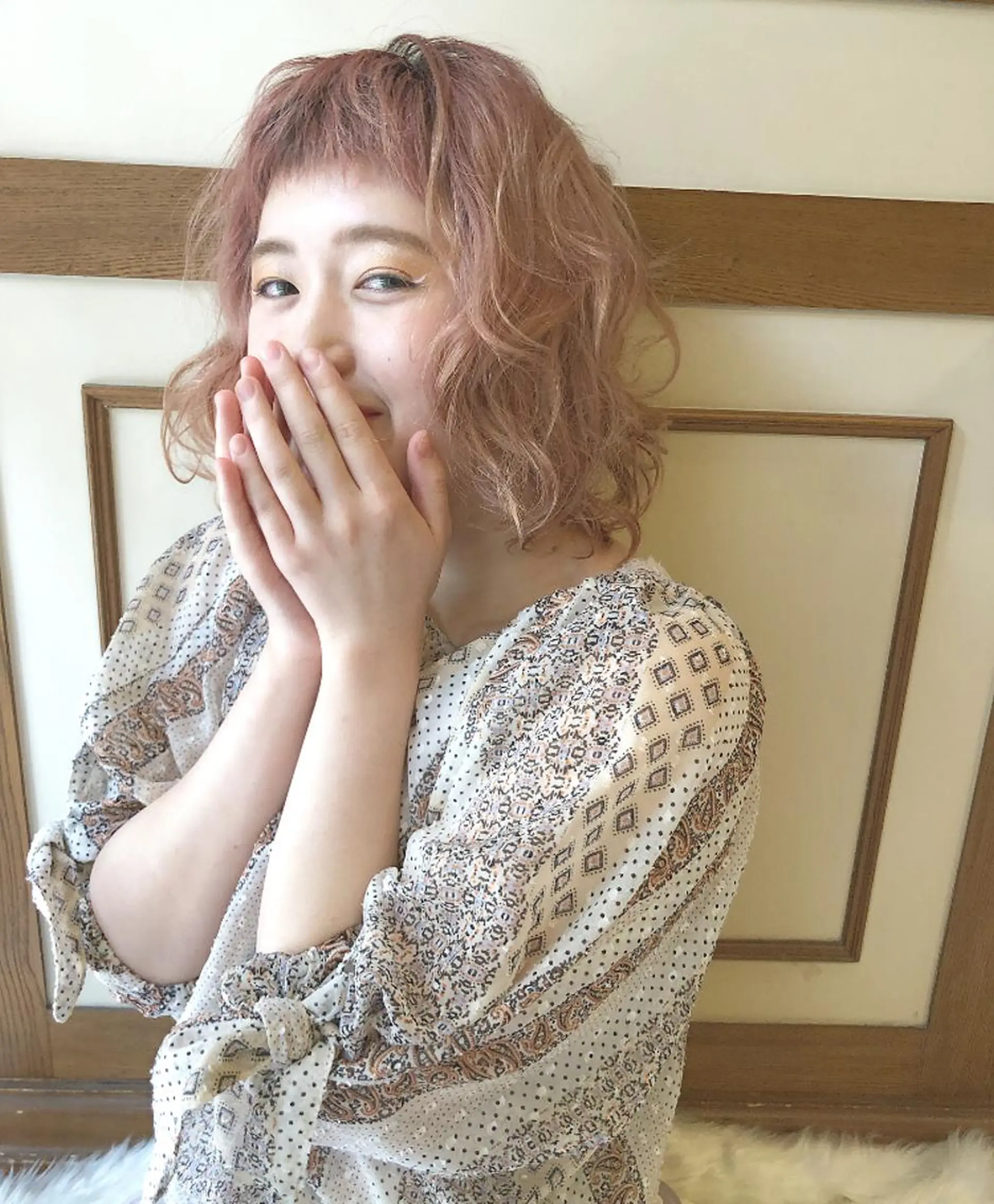 ミディアム sakamoto sayaのヘアスタイル