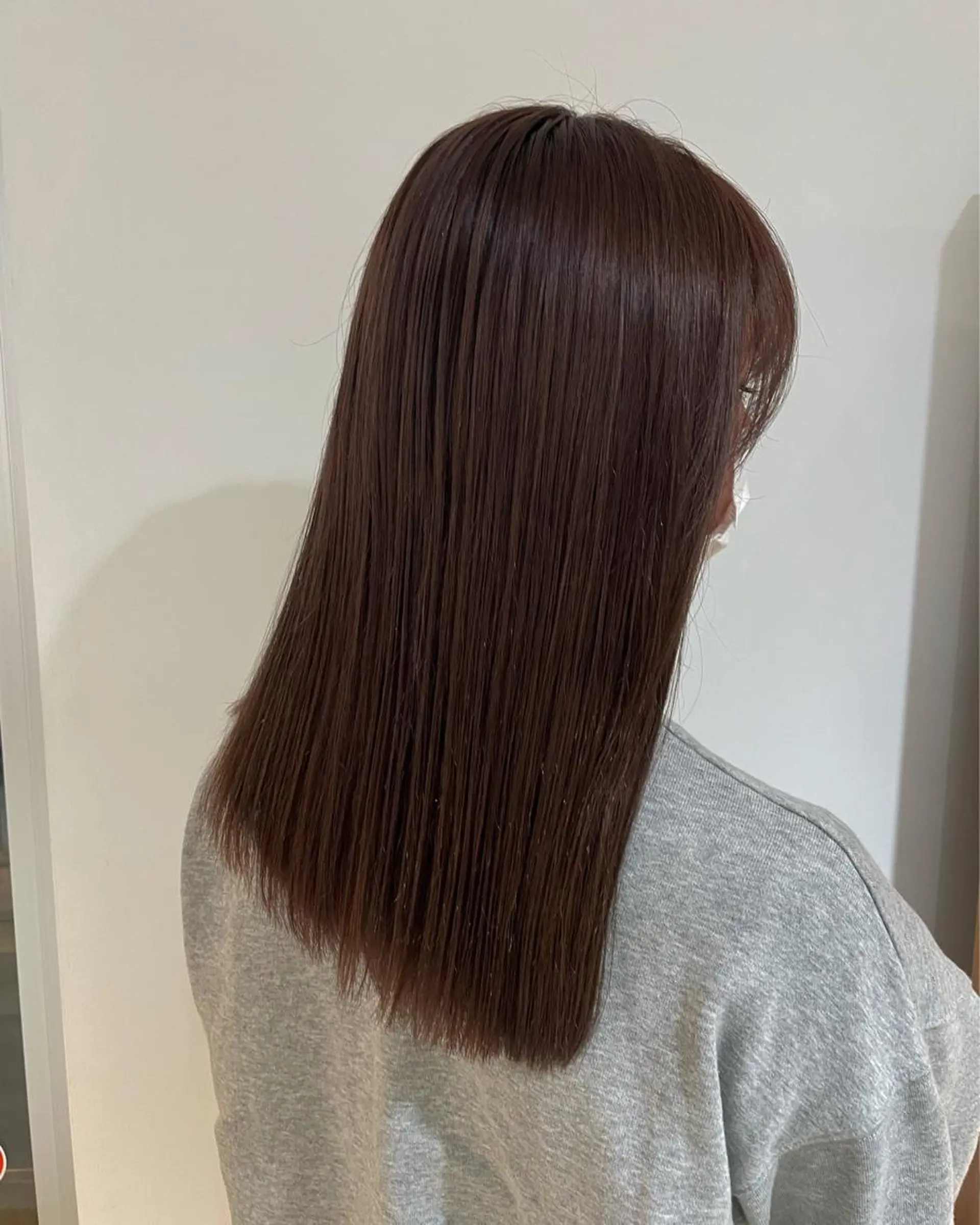 セミロング カラー ベージュカラー ピンクカラー ピンクベージュ noa ☪︎のヘアスタイル