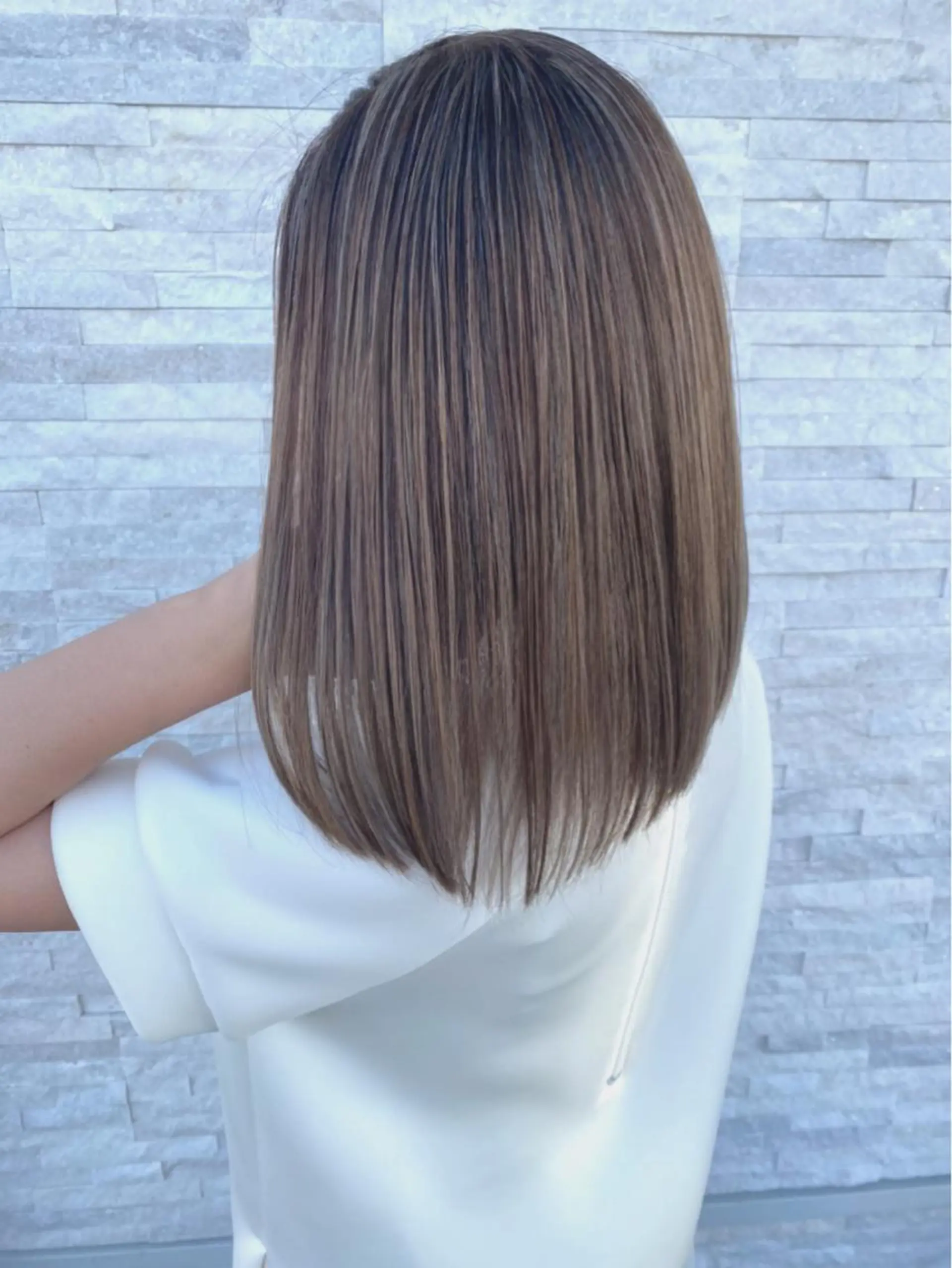 ミディアム カラー 豊橋美容院 ソンリエのヘアスタイル