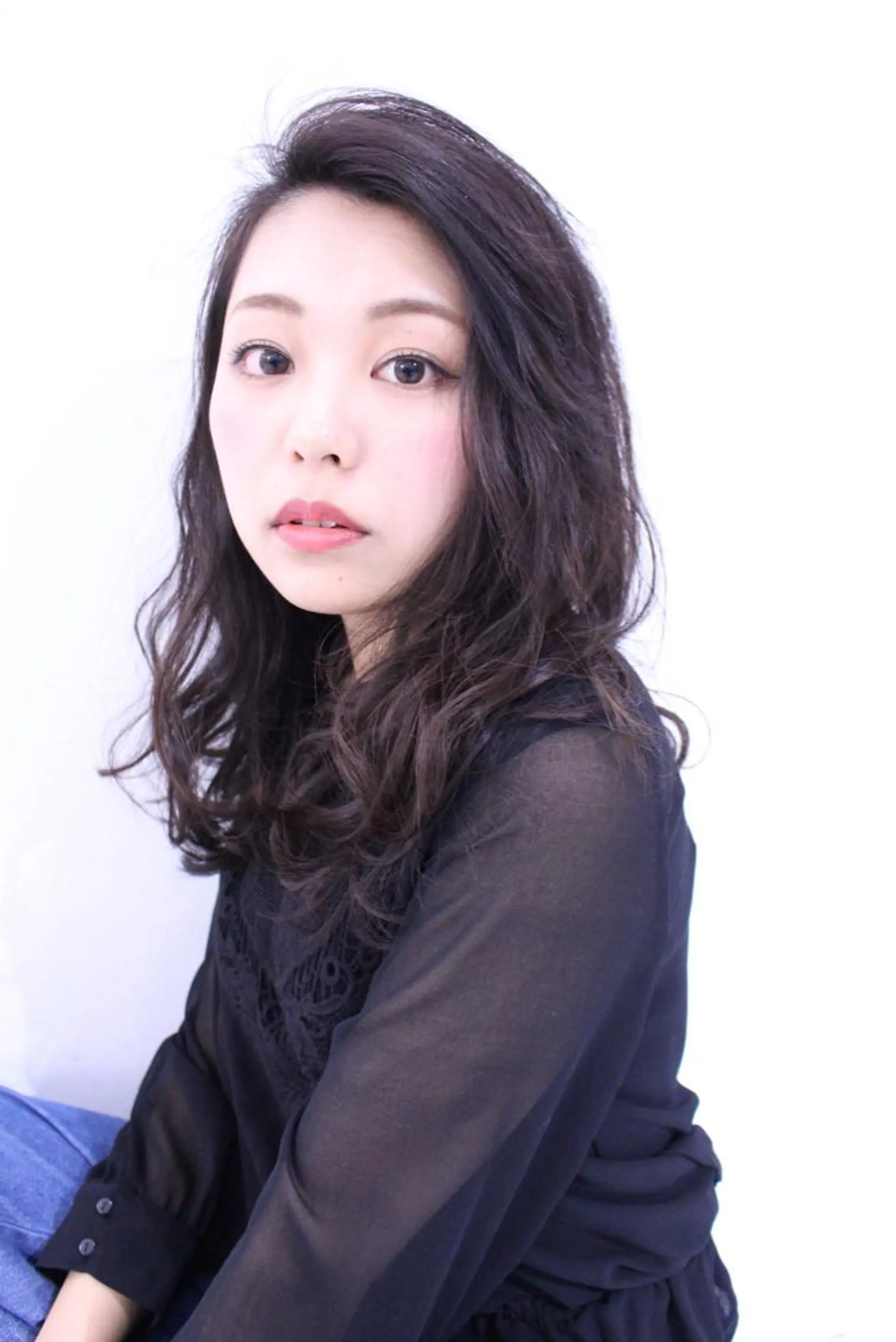 ロング カラー パーマ Freez狭間 裕美のヘアスタイル