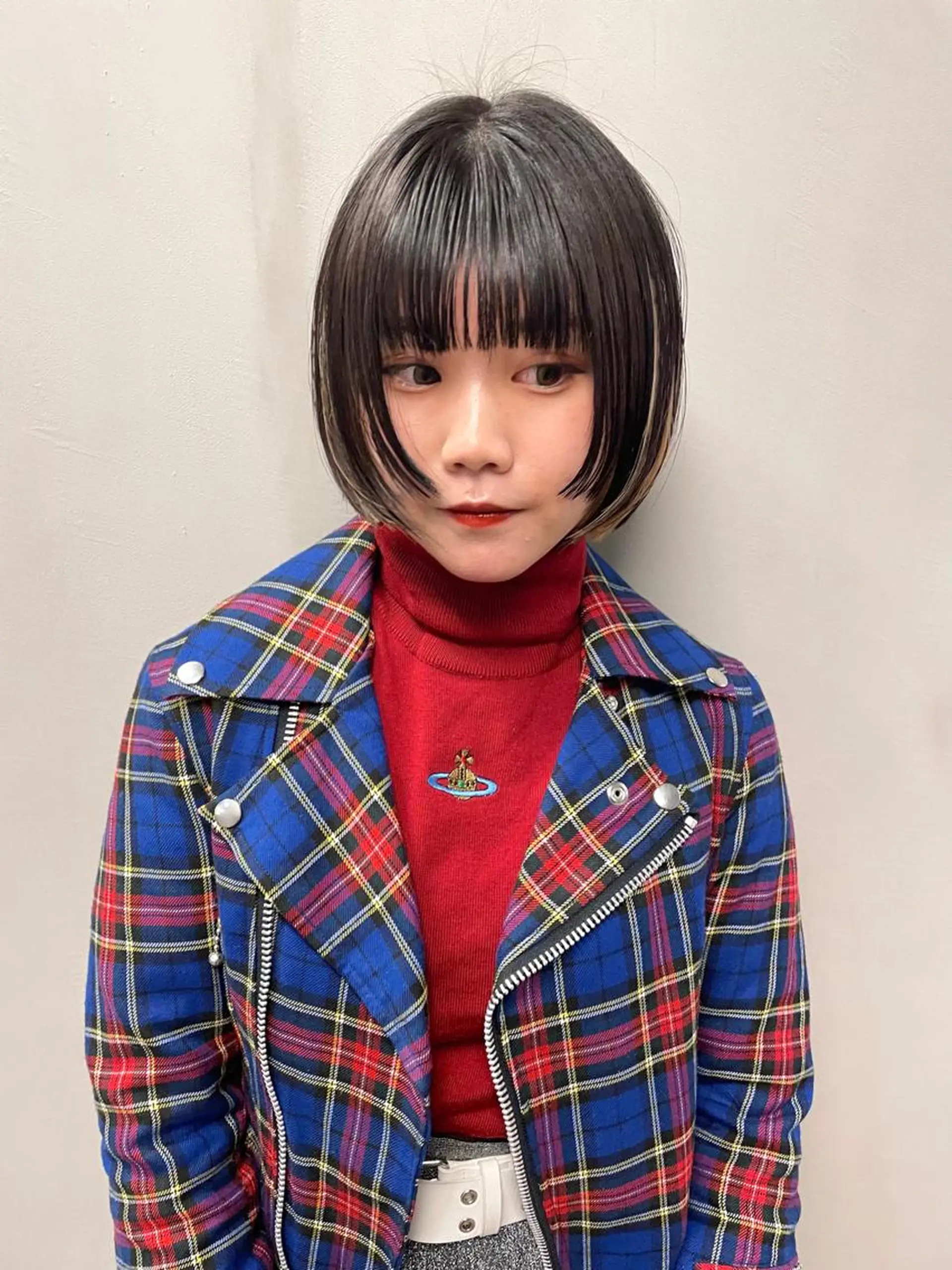 ミディアム カラー パーマ ヘアアレンジ メンズ キッズ ネイル マツエク・マツパ アイブロウ ボブ カット ヘアカラー トリートメント tatsumi/ボブ ウルフ/レイヤーのヘアスタイル