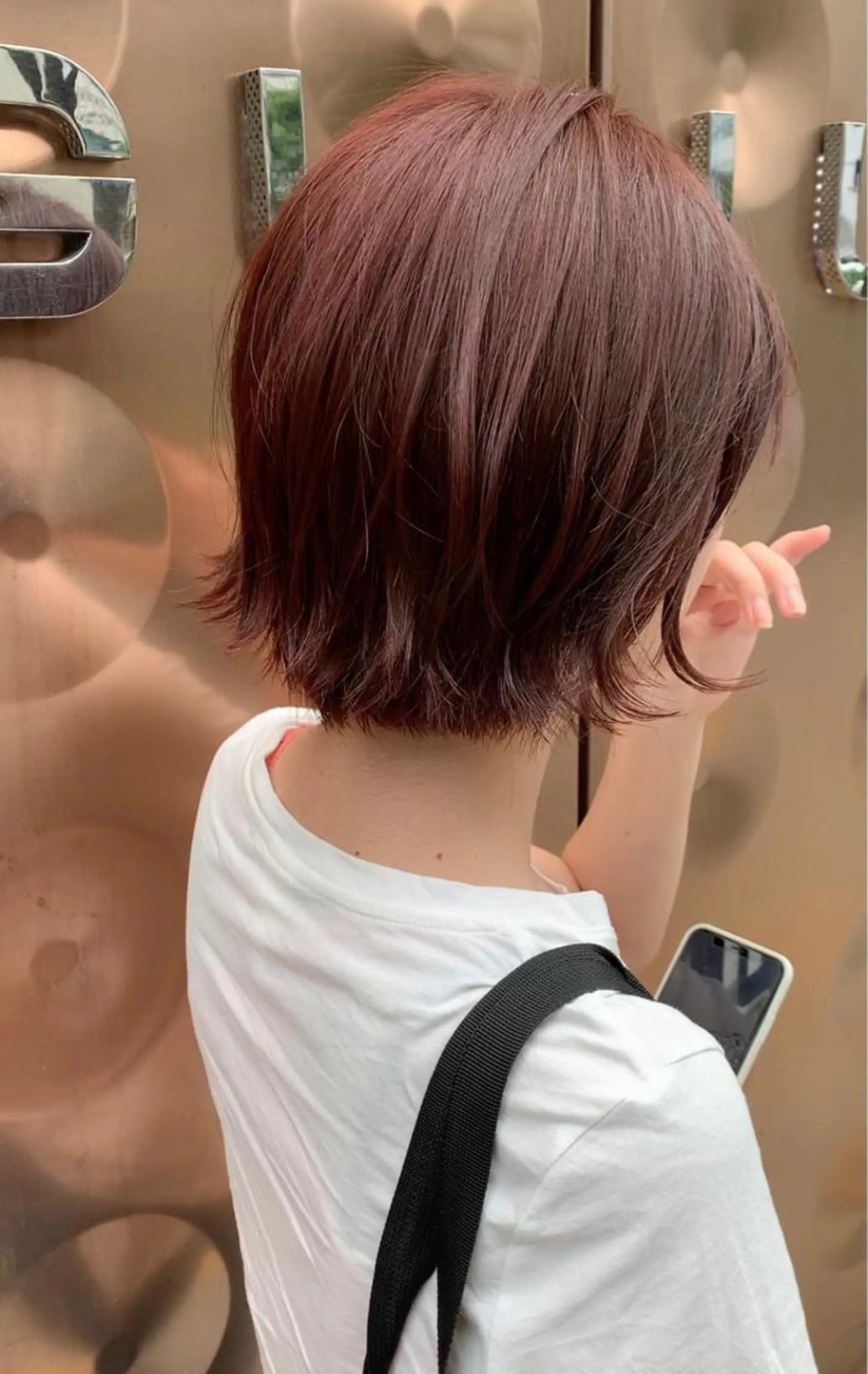 ショート カラー 安村 美奈のヘアスタイル