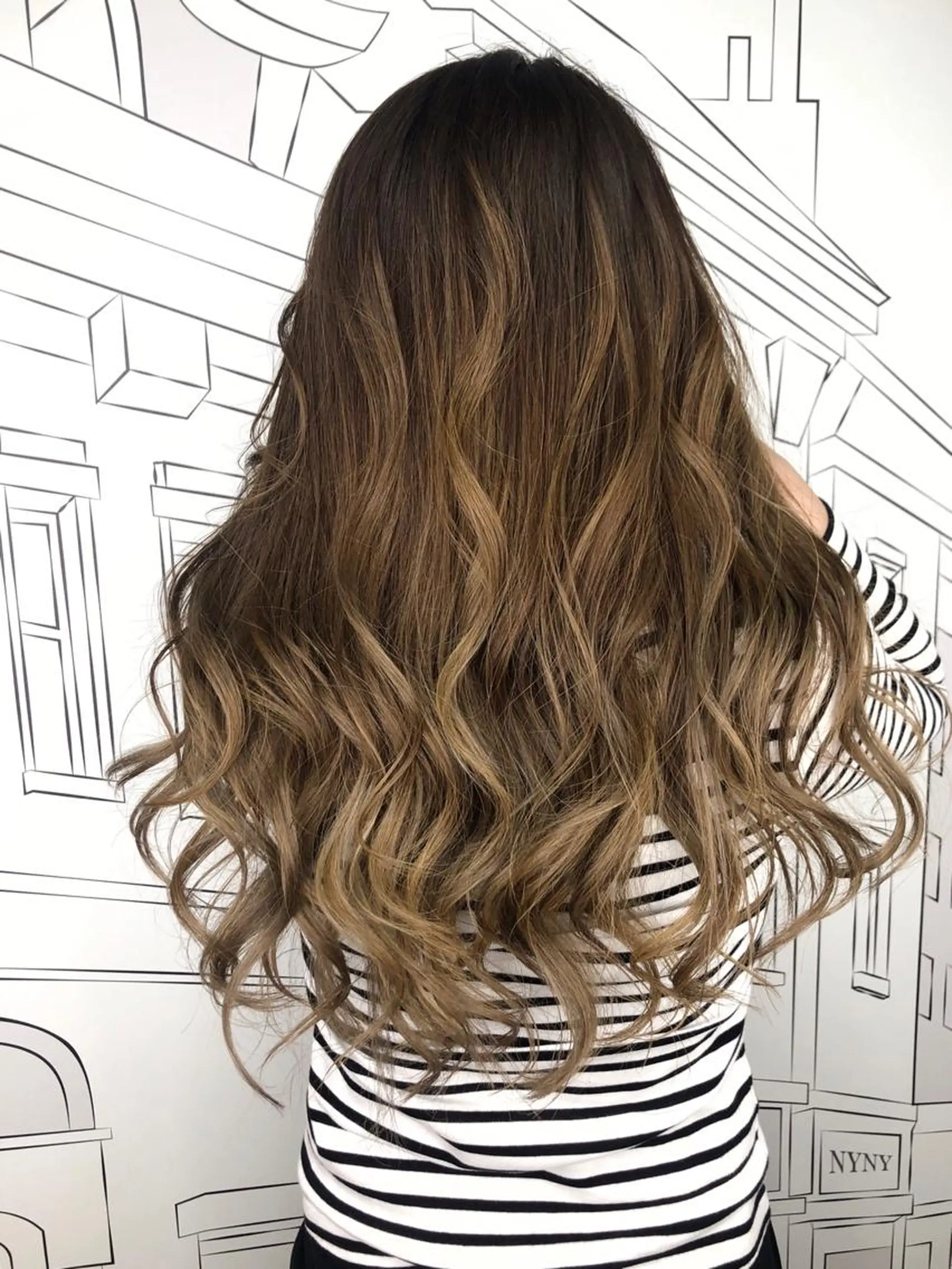 セミロング カラー TOMOKA 艶髪/透明感カラーのヘアスタイル