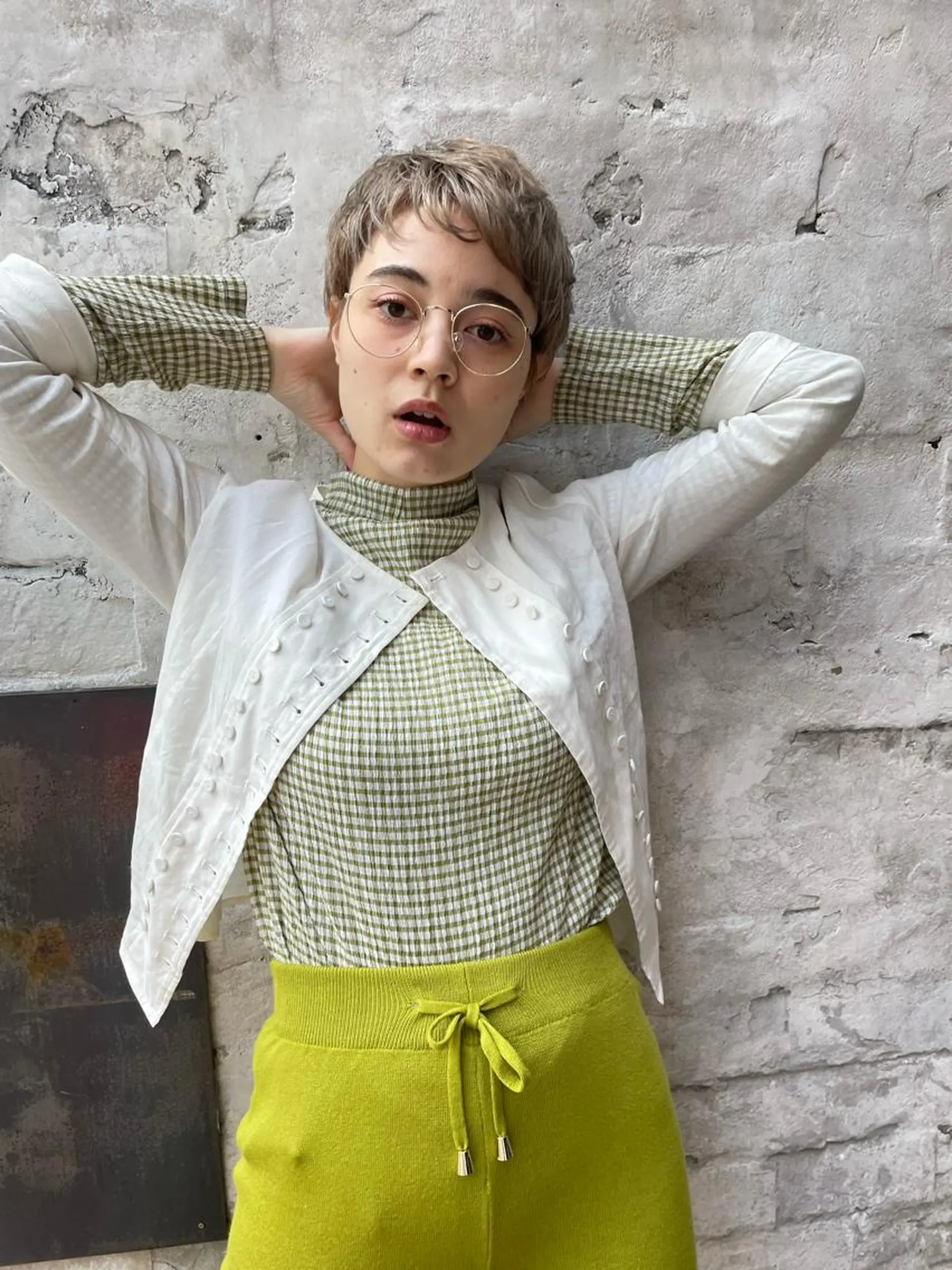 ショート カラー ヘアカラー ショート/ボブ/ 心斎橋/宮脇美奈のヘアスタイル