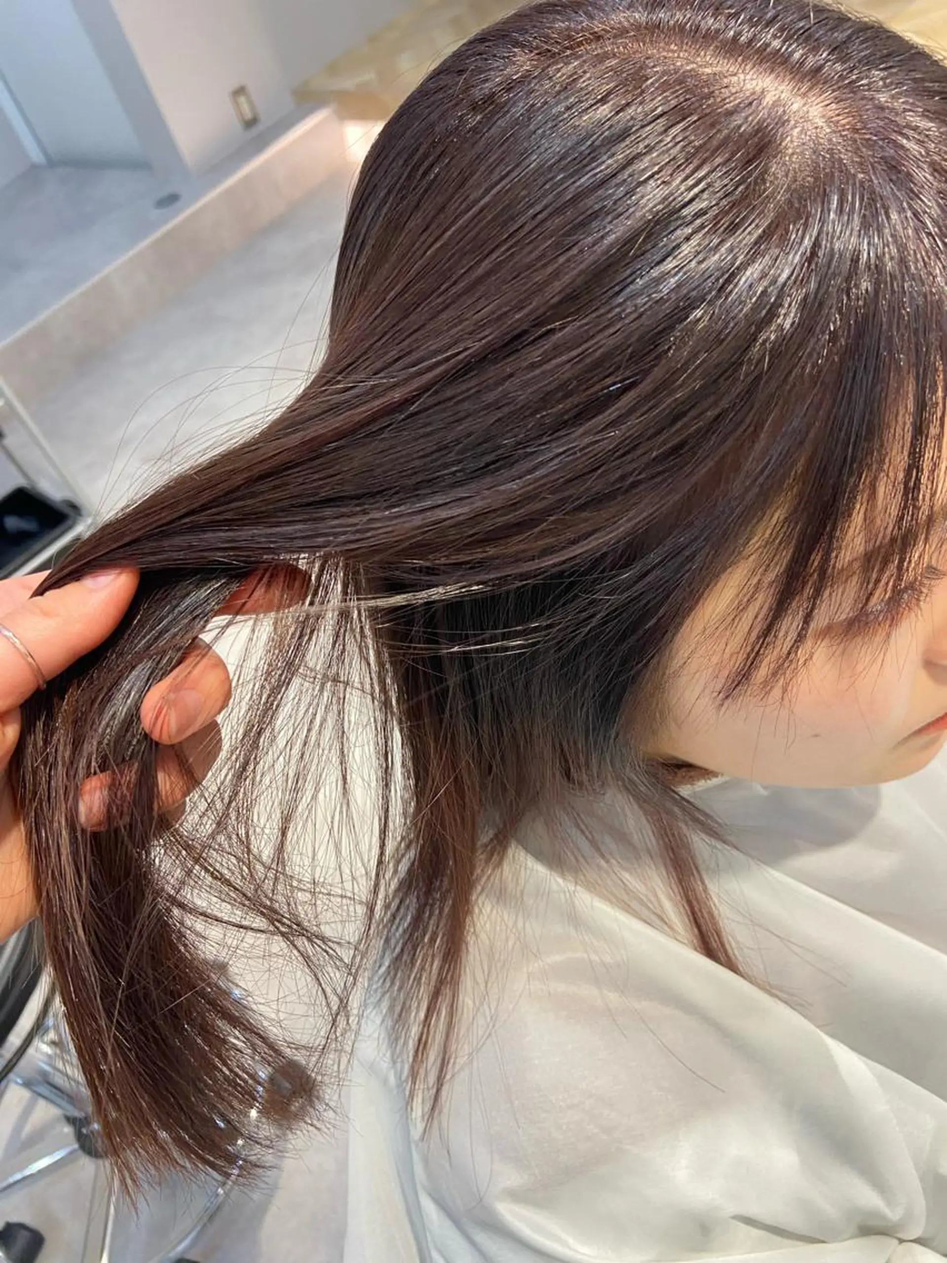 セミロング 山下夕月 ショート🫧ボブのヘアスタイル