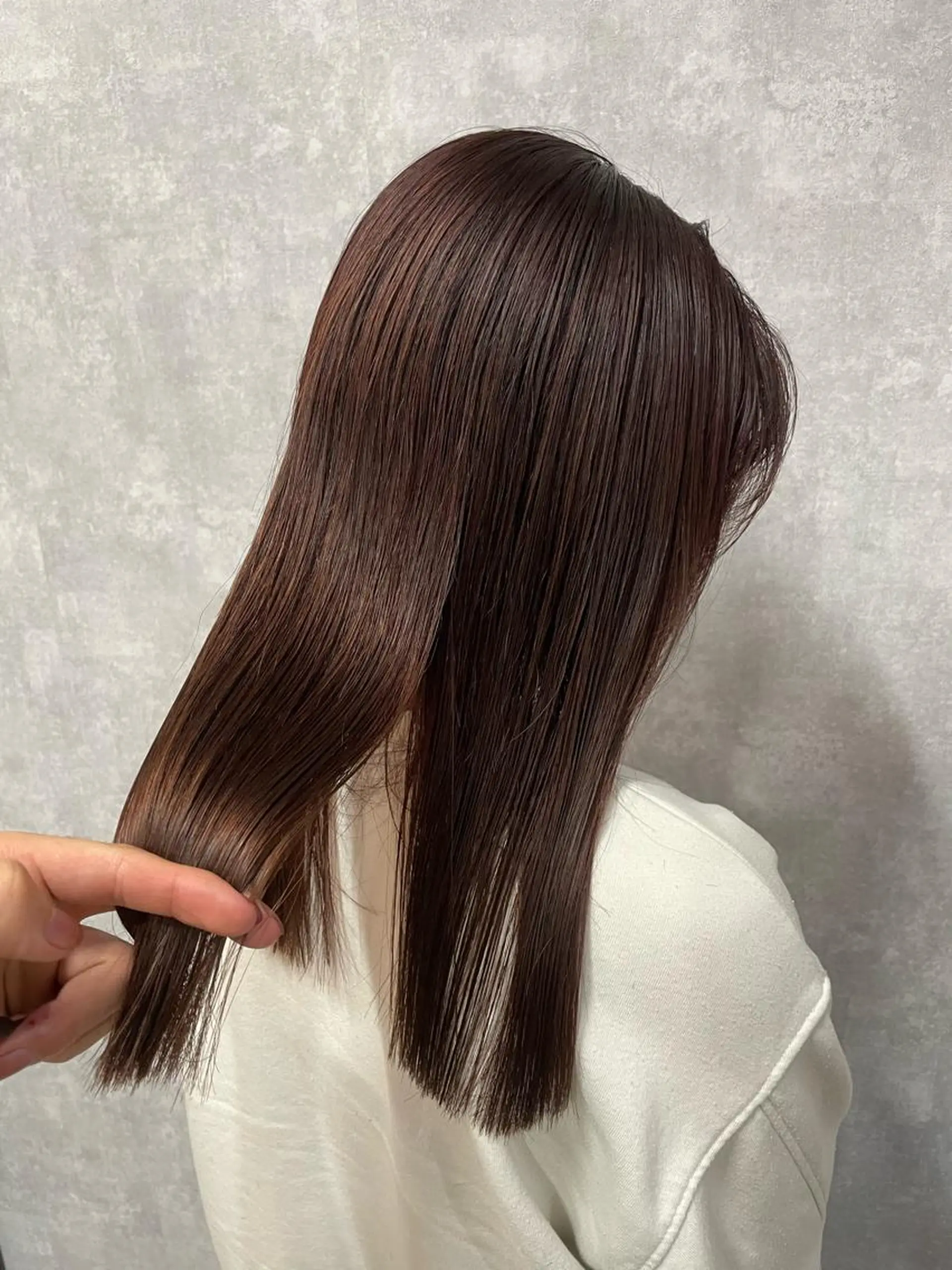 ミディアム 切りっぱなしボブ ショートボブ ミディアムパーマ アッシュ ボブ トリートメント C’LD hair produce /シールドヘア所属・モテ髪/ボブ/ショー ト/アダチフウトのヘアスタイル