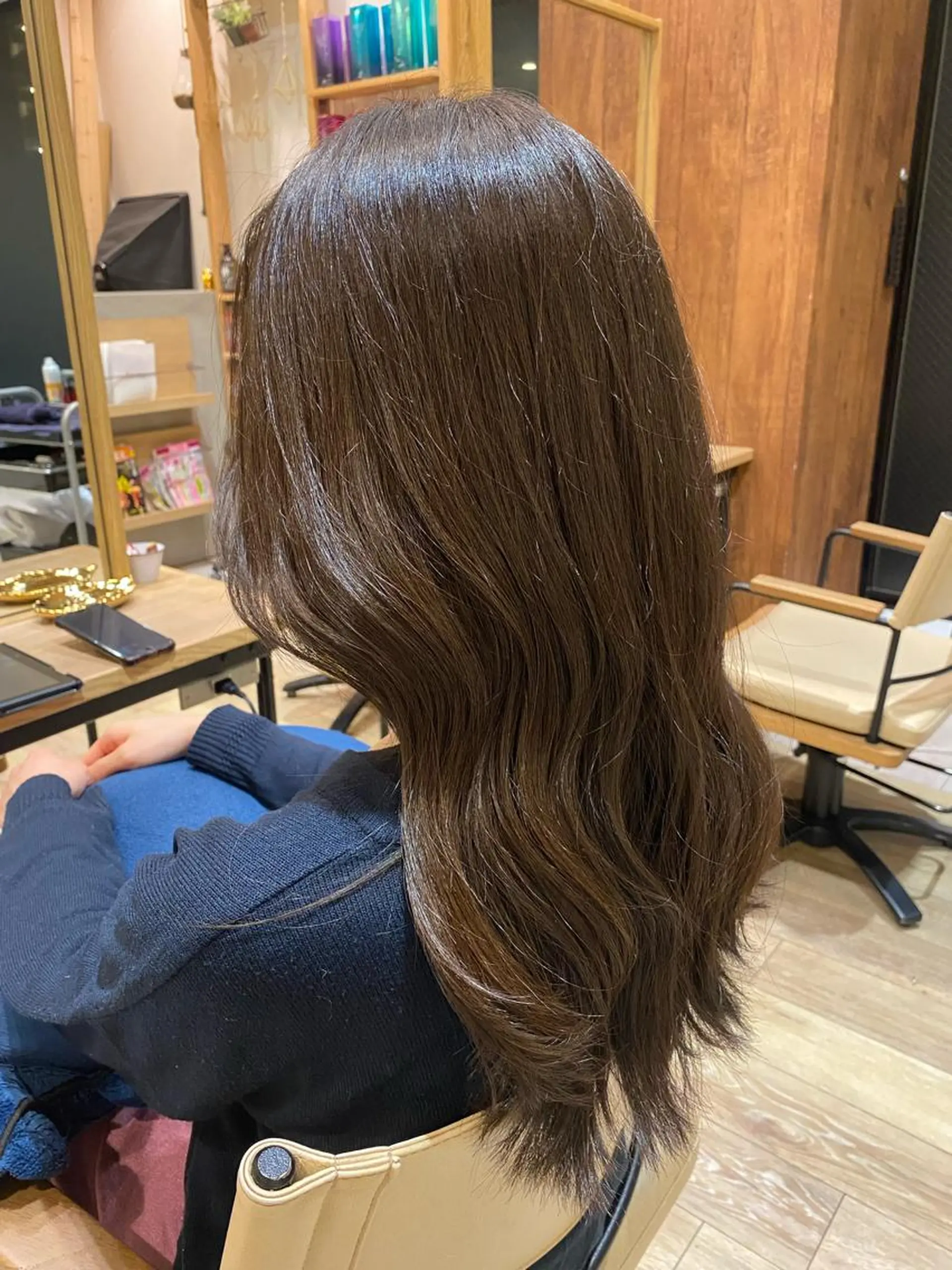 ロング ヘアカラー 韓国トレンドヘア しゅーやのヘアスタイル