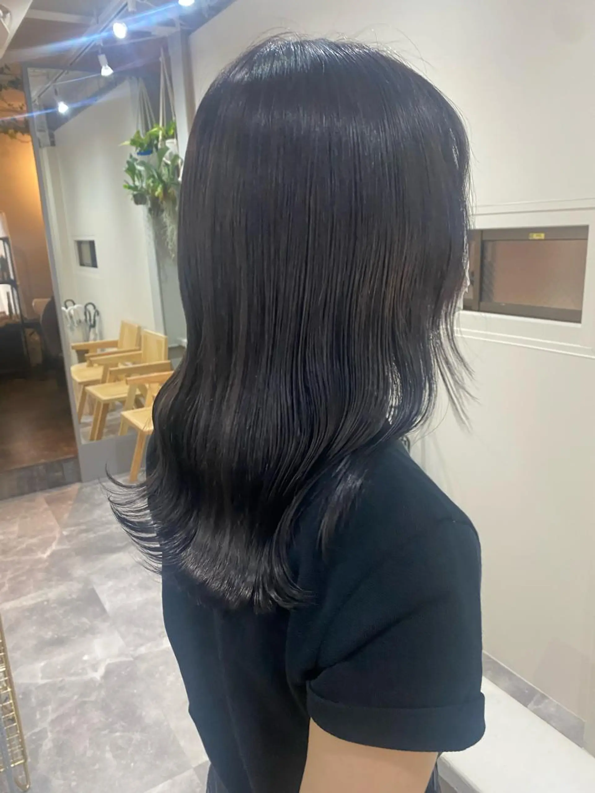 ミディアム カラー 韓国×髪質改善カラー 💎hinaのヘアスタイル