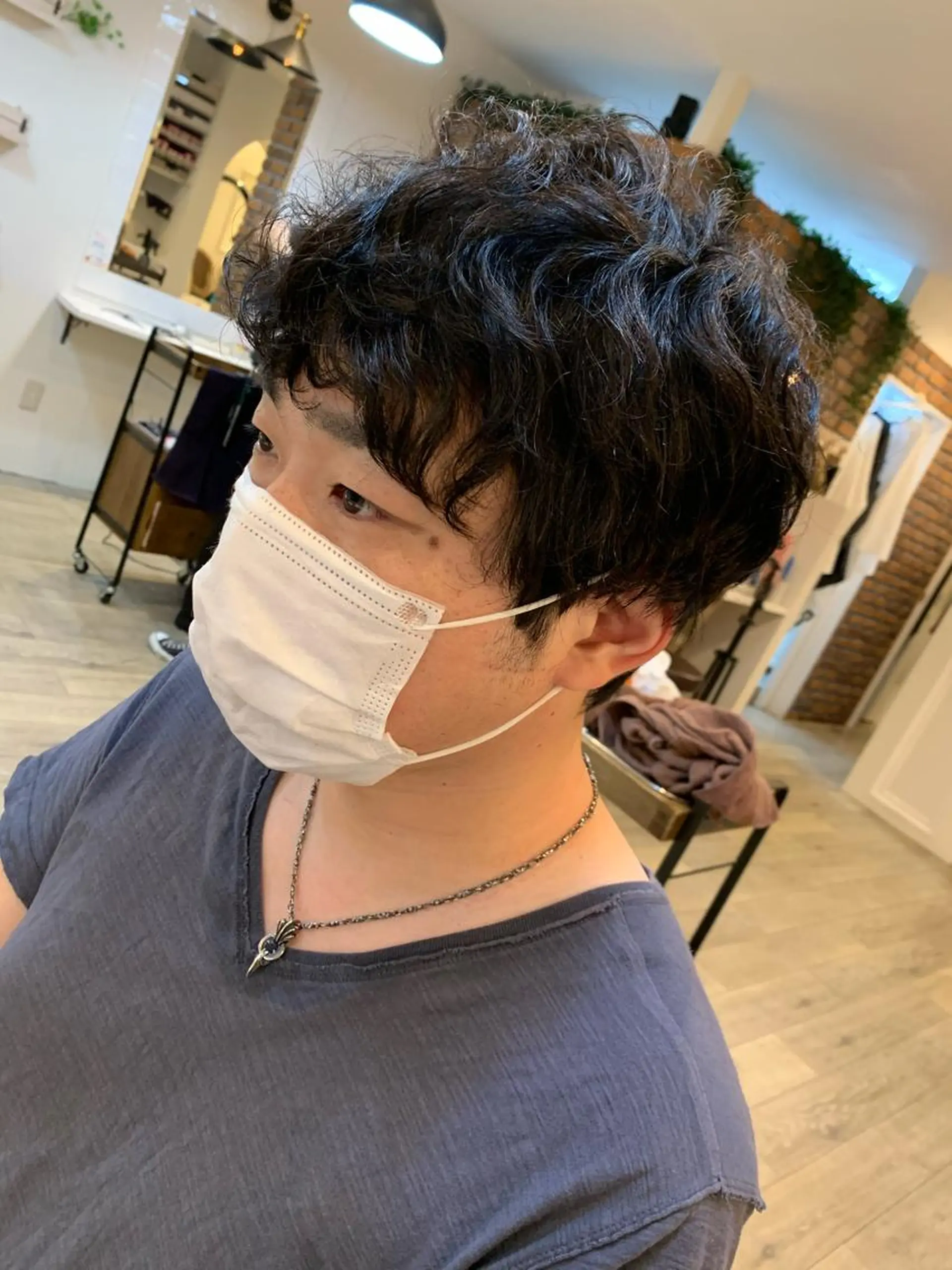 パーマ カット パーマ 勝本 優佳のヘアスタイル