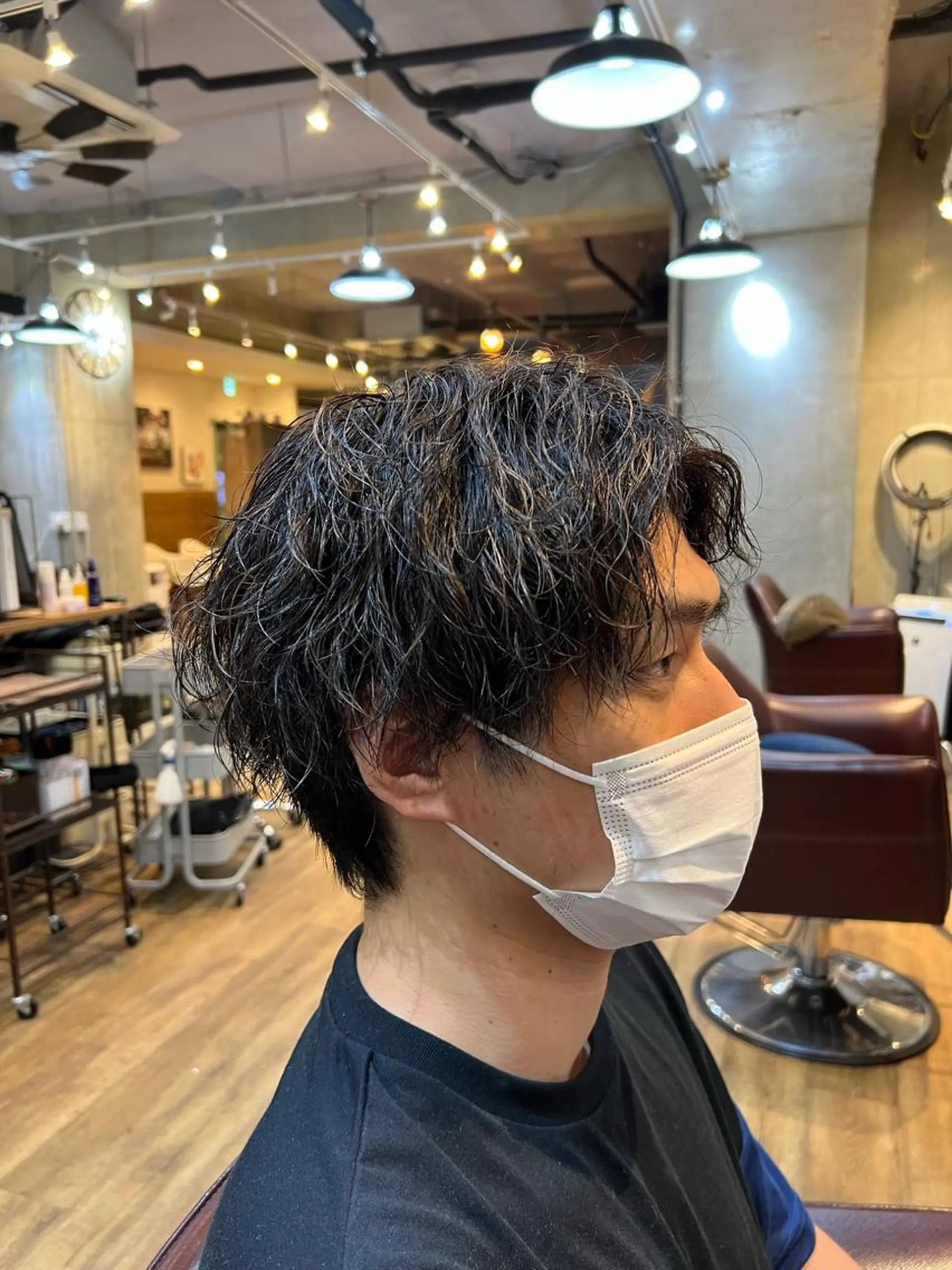 パーマ メンズ 高橋 竜也のヘアスタイル