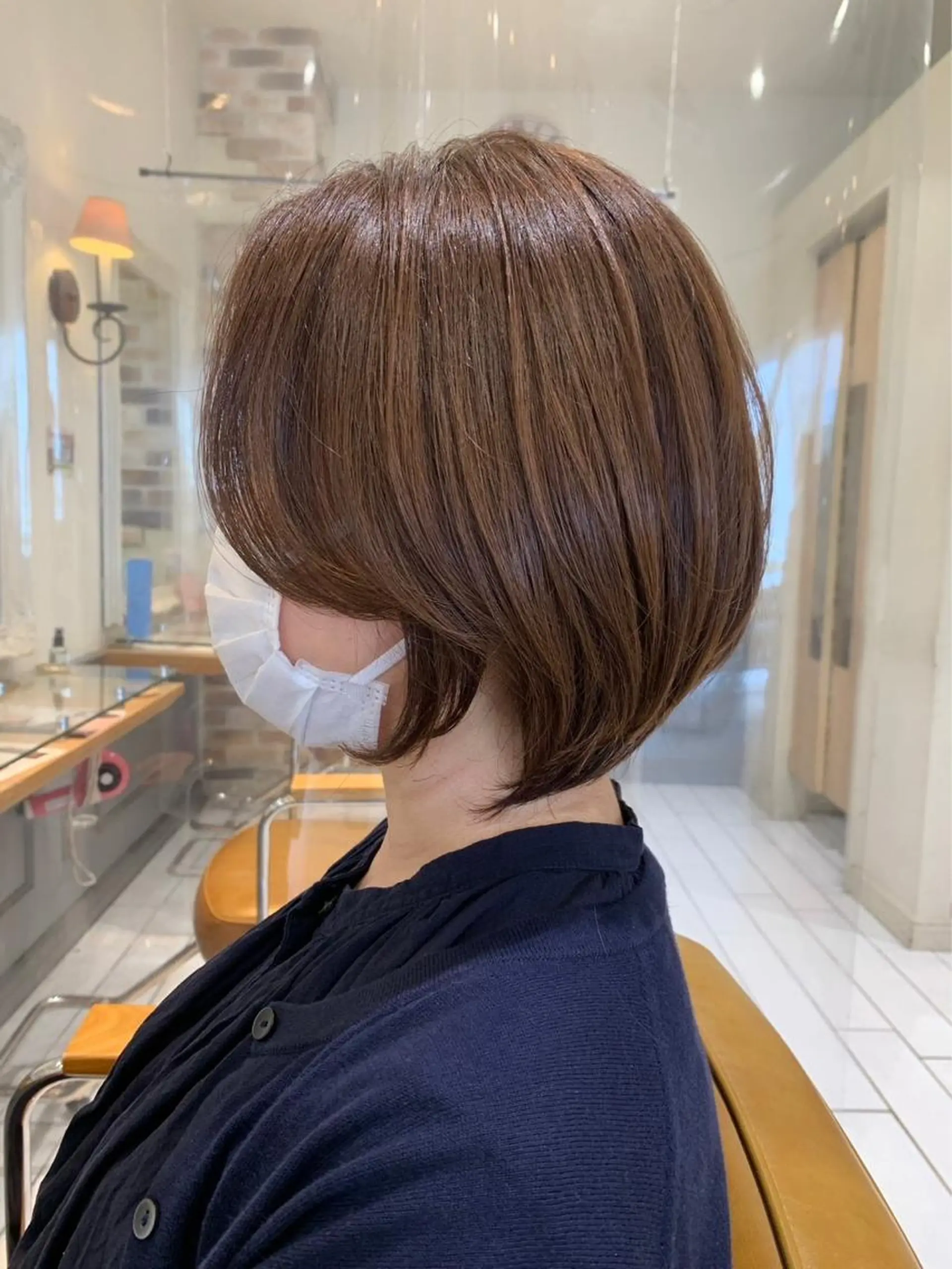 ショート 鈴木弥月/大人ボブ× 透明感カラーのヘアスタイル