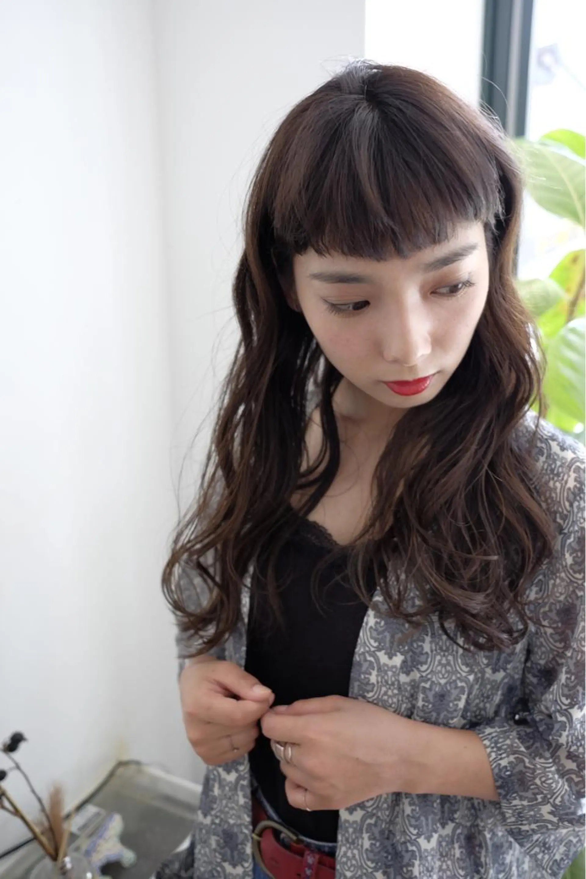 ロング ロング 佐藤 旭のヘアスタイル