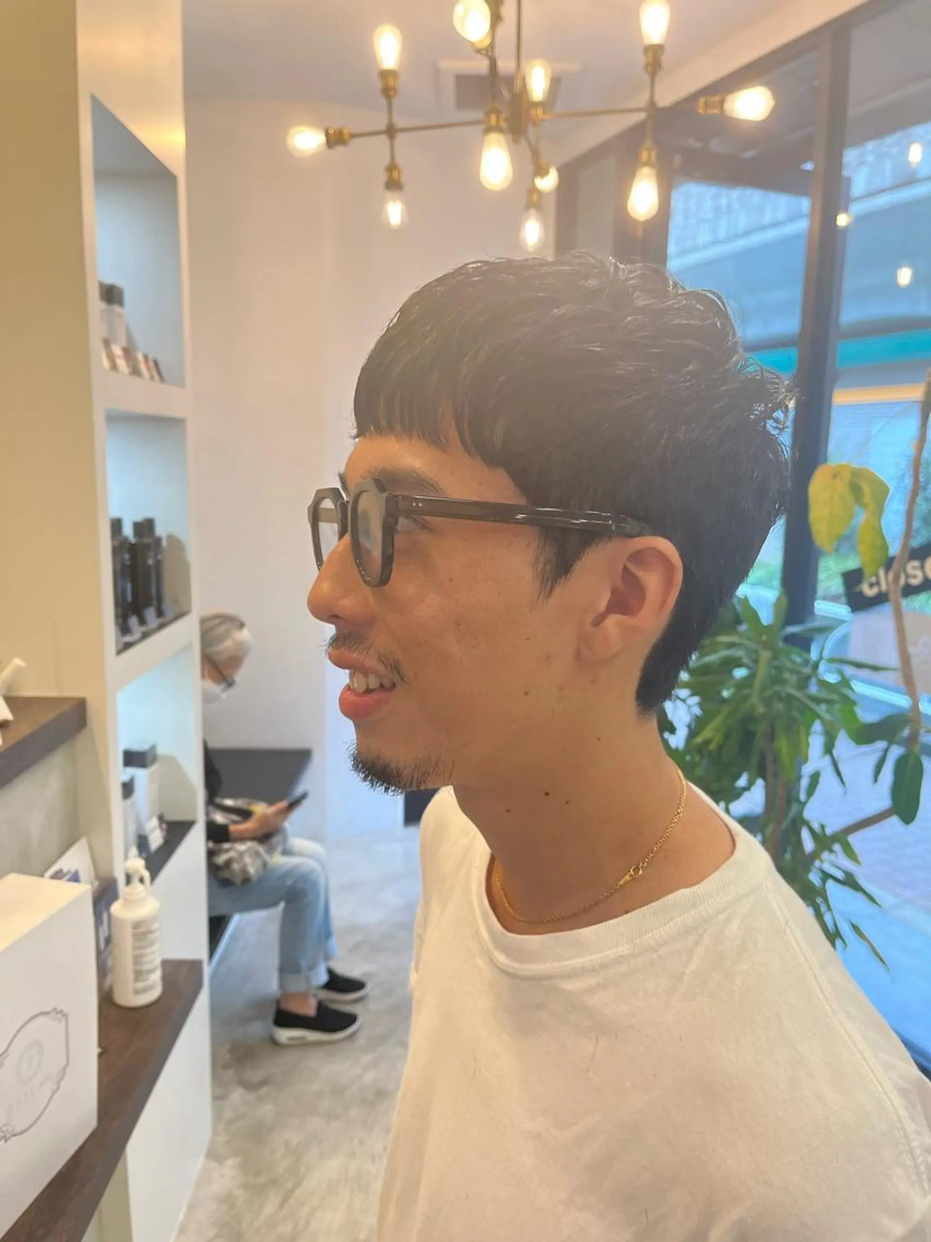 ショート パーマ メンズ 香取 康平のヘアスタイル