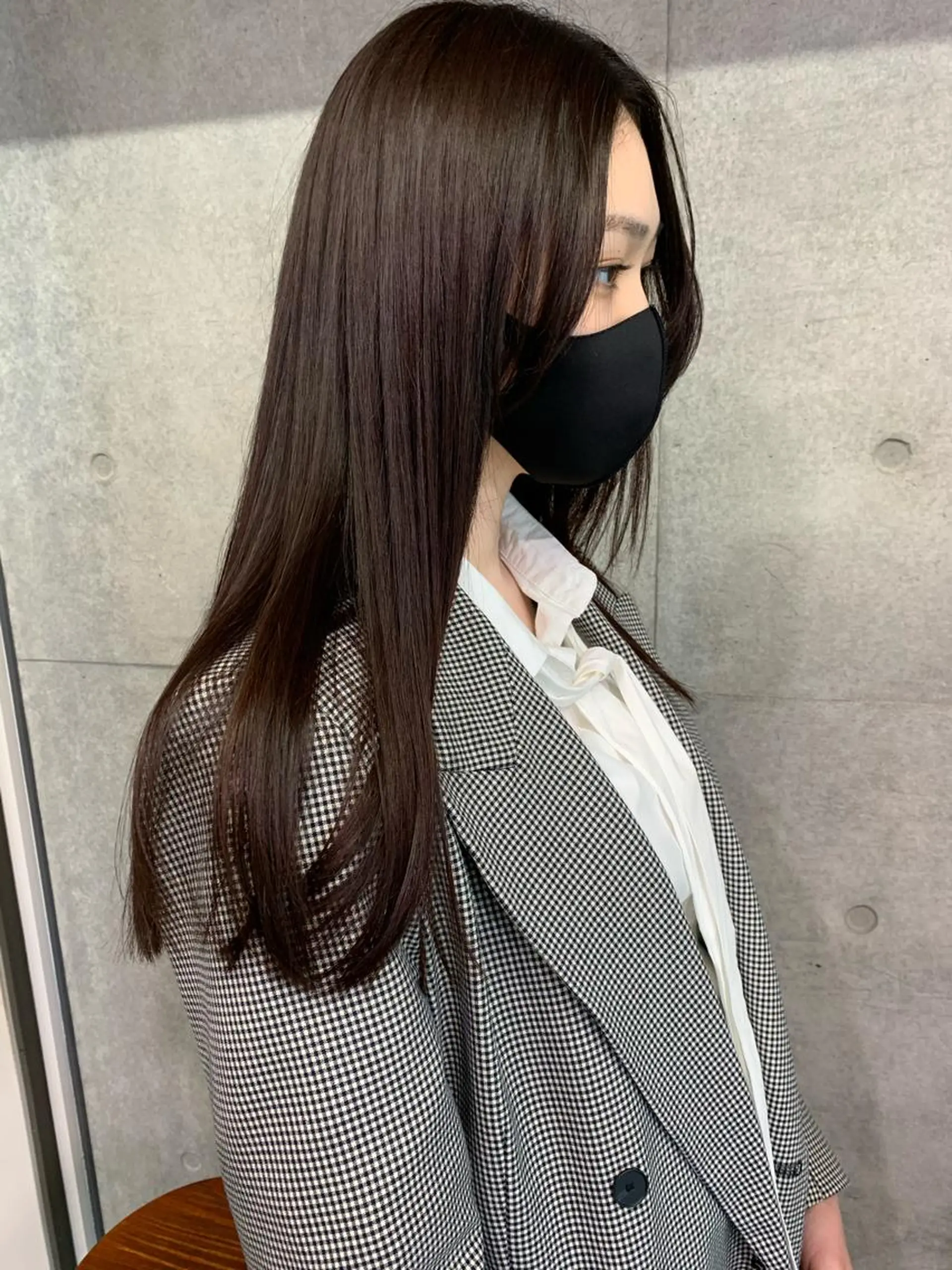 セミロング 韓国風カラー 韓国風ヘア トリートメント 酸熱トリートメント ヘアカラー トリートメント オシャレ髪✔️ 店長オオキアキヒロのヘアスタイル