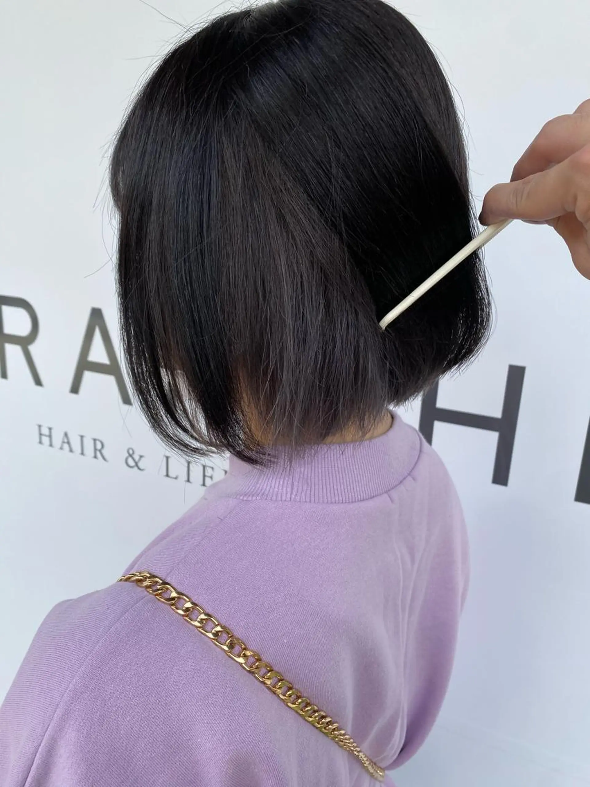 ショート カラー インナーカラー シルバー ブランシェ小幡駅前店 森樹のヘアスタイル