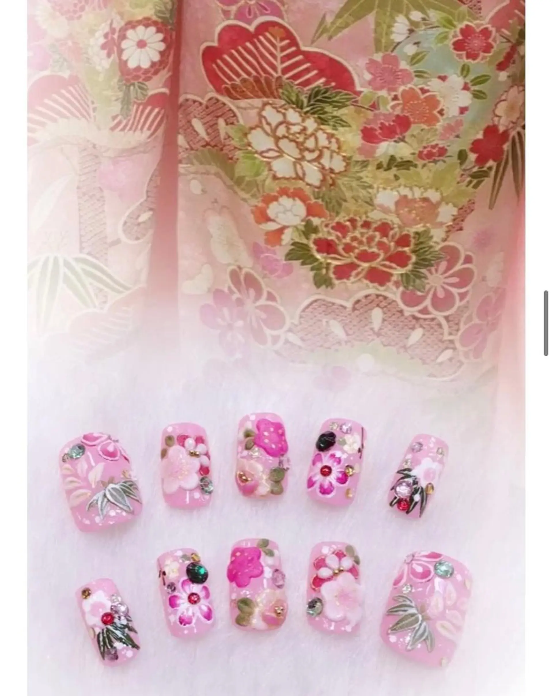 ネイル 成人式 salon RICOのネイルデザイン