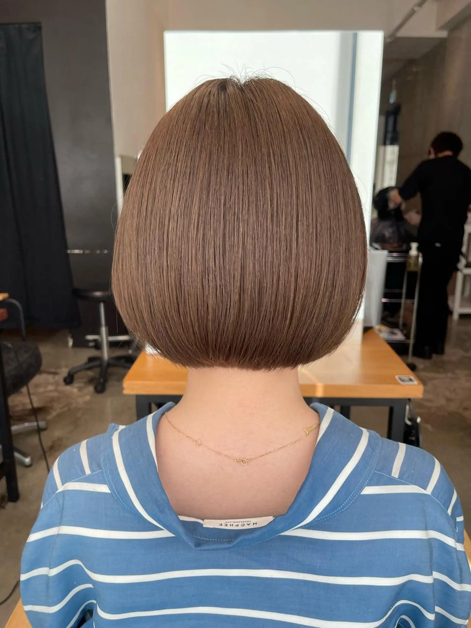 ミディアム 平栗 篤のヘアスタイル