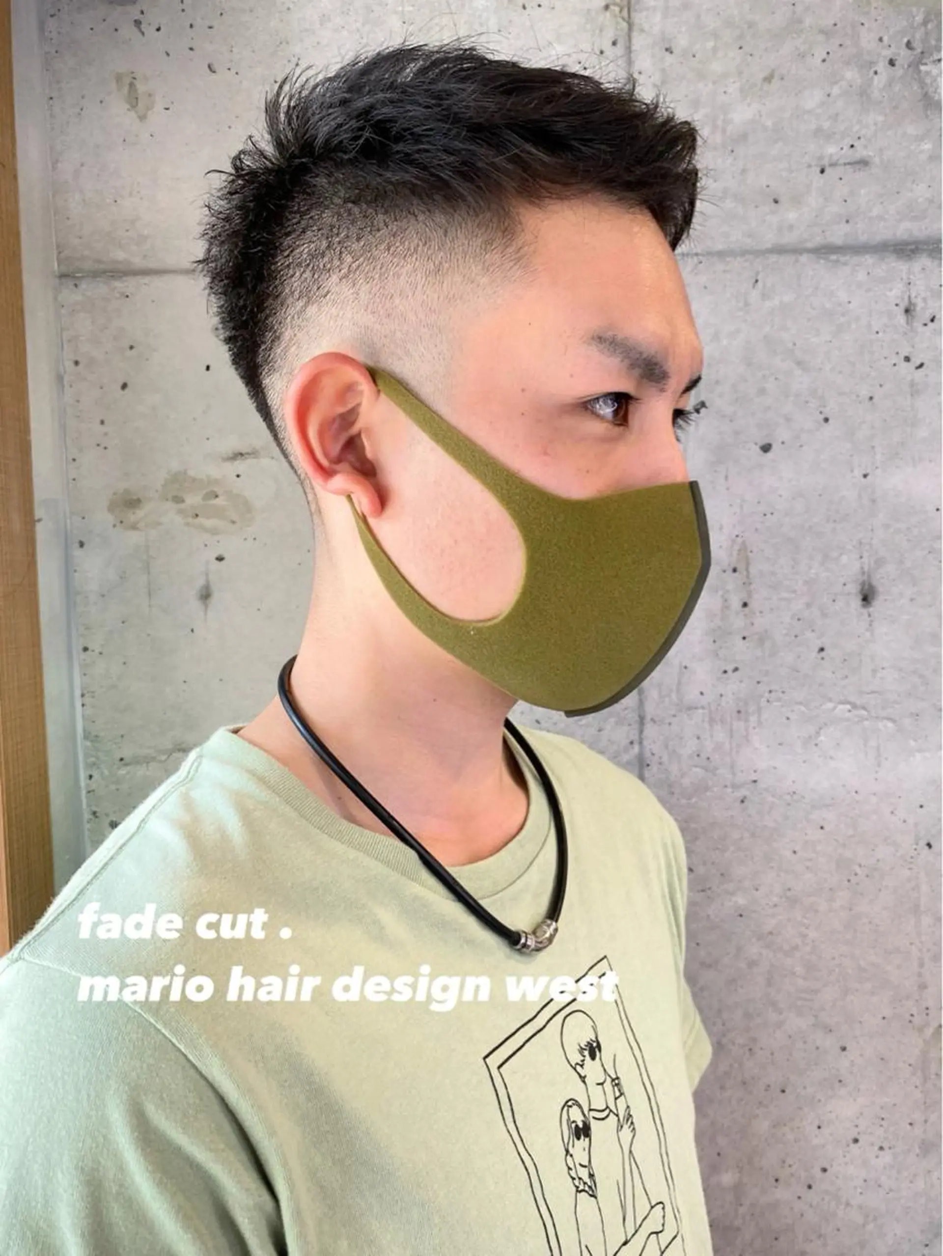 ショート メンズ フェードカット 学生（メンズ向け） スキンフェード 刈り上げ 学生 竹嶌 健吾のヘアスタイル