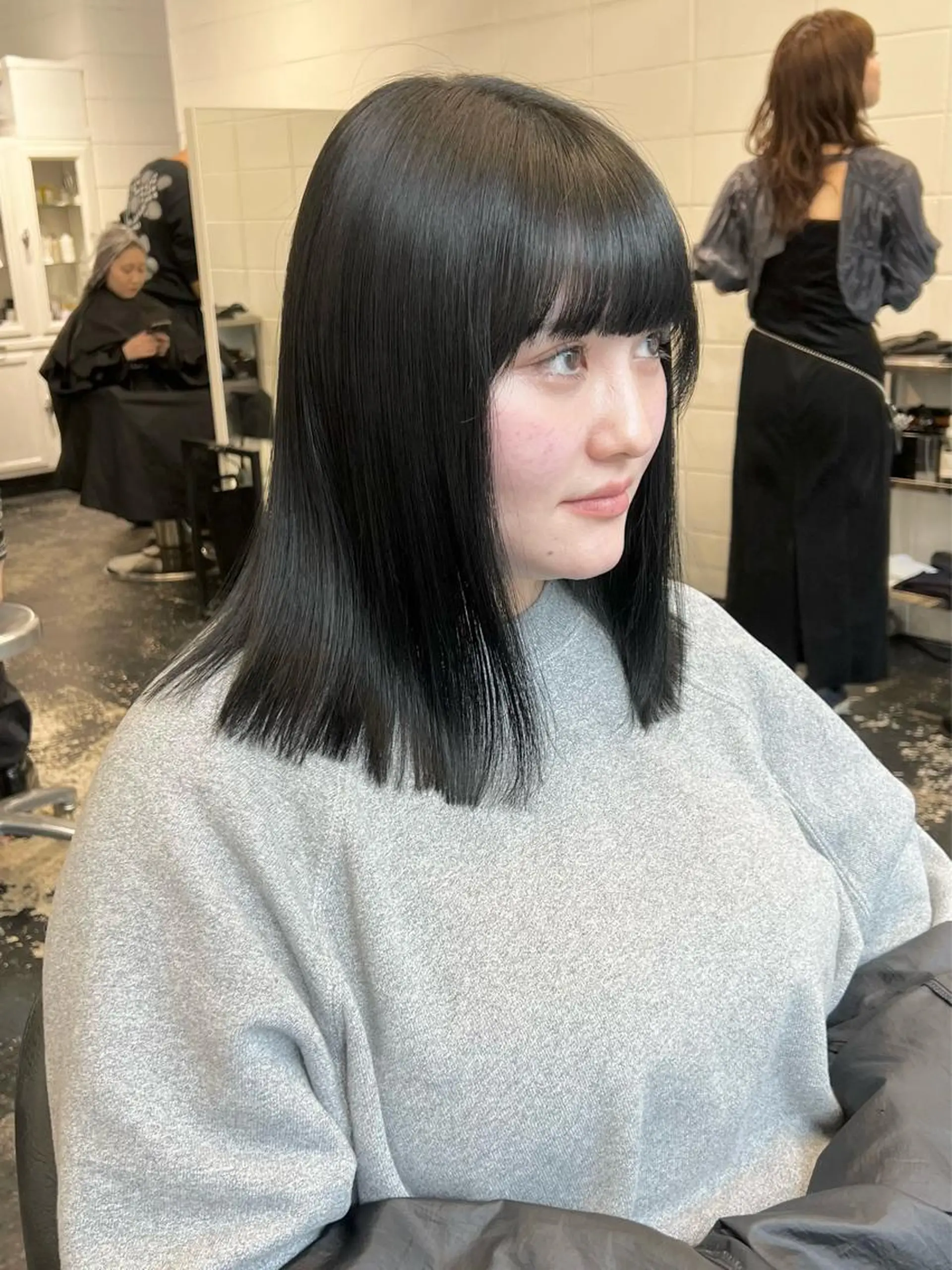 セミロング カット ヘアカラー トリートメント HARU//原宿🤍 リピート率NO.1のヘアスタイル