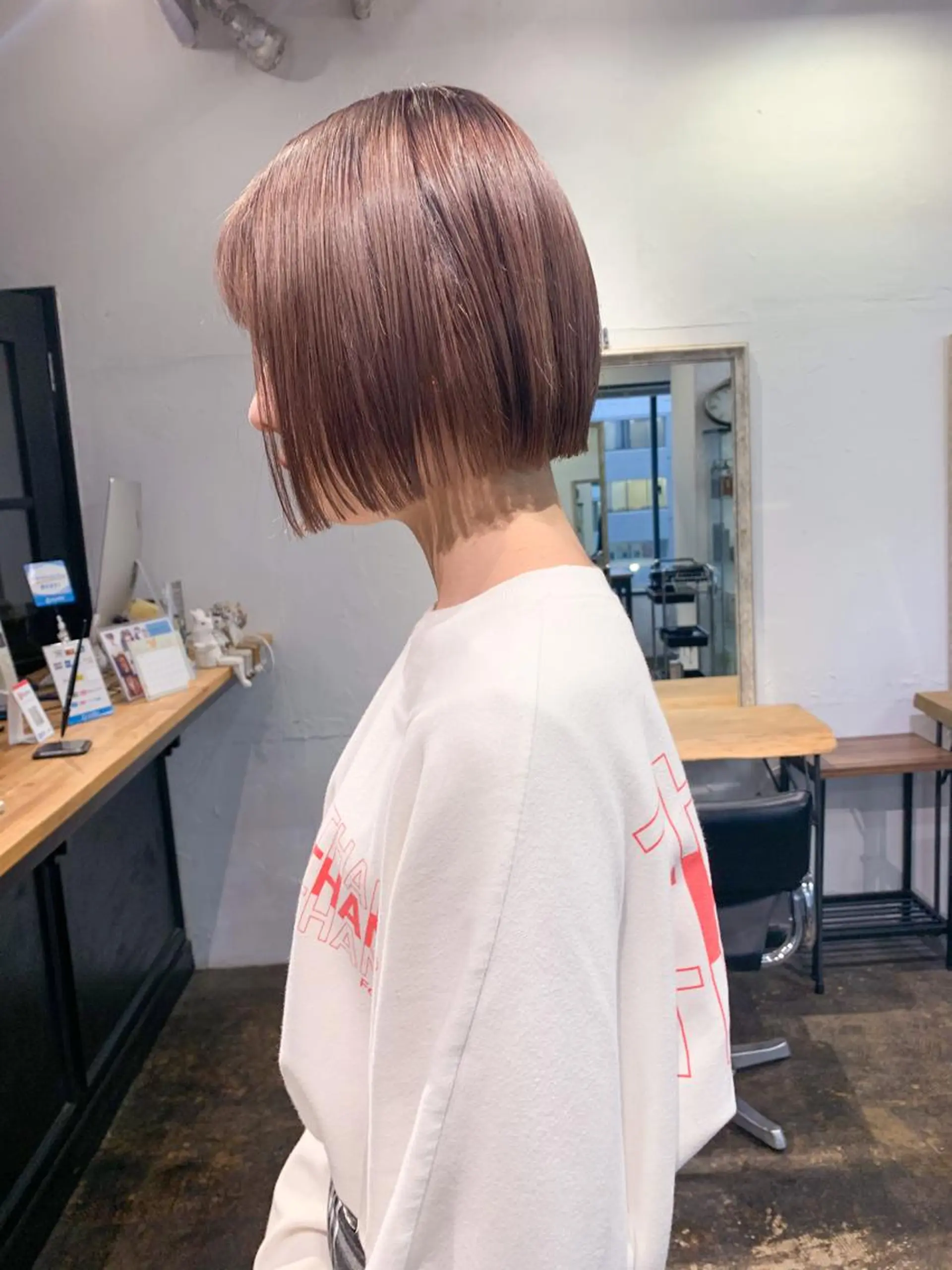 ショート カラー ブリーチ ケアブリーチ ハイトーンカラー ボブ chill所属・topstylist fukudaのその他イメージ