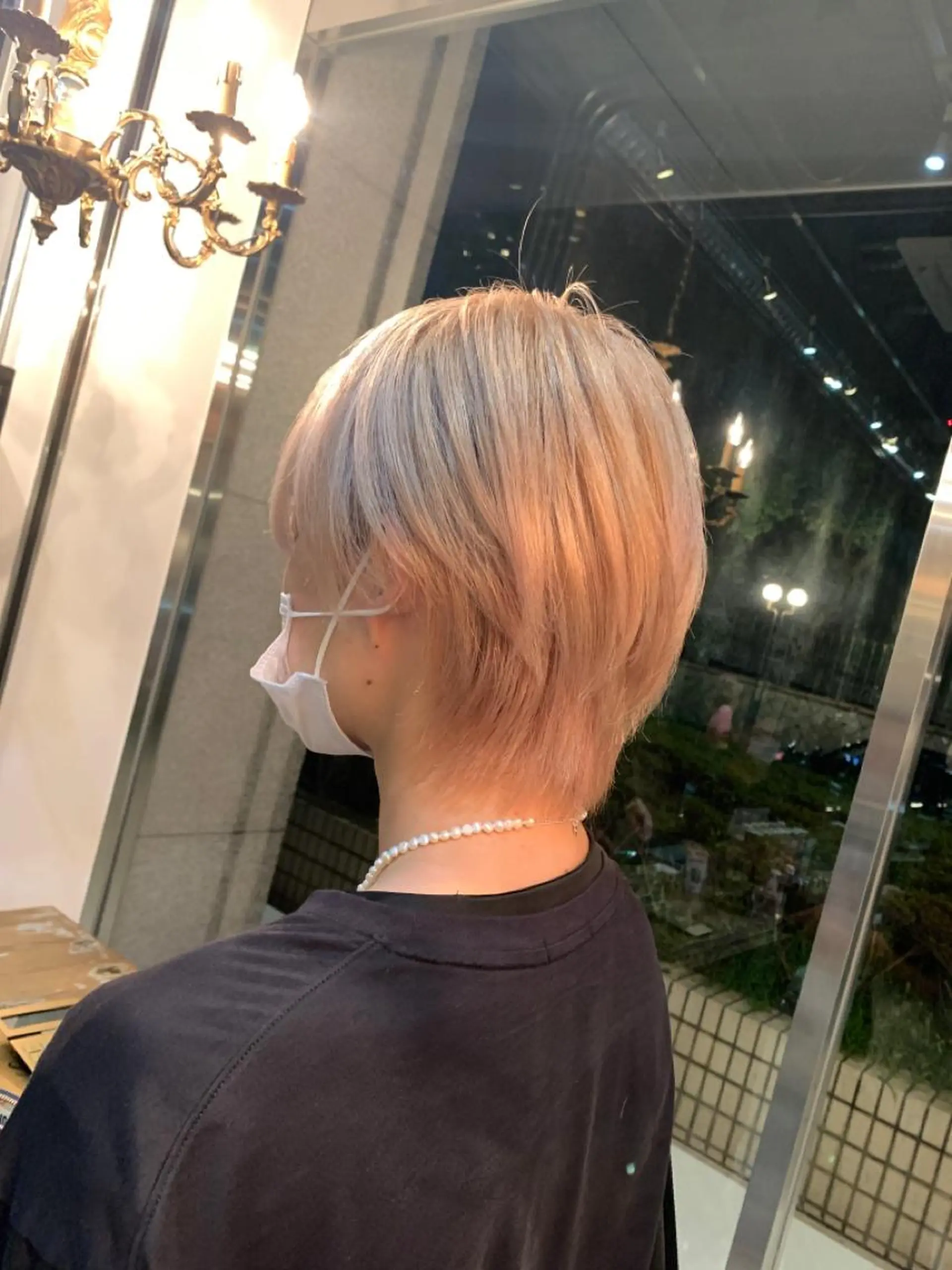 ショート カラー 明石 歩樹のヘアスタイル