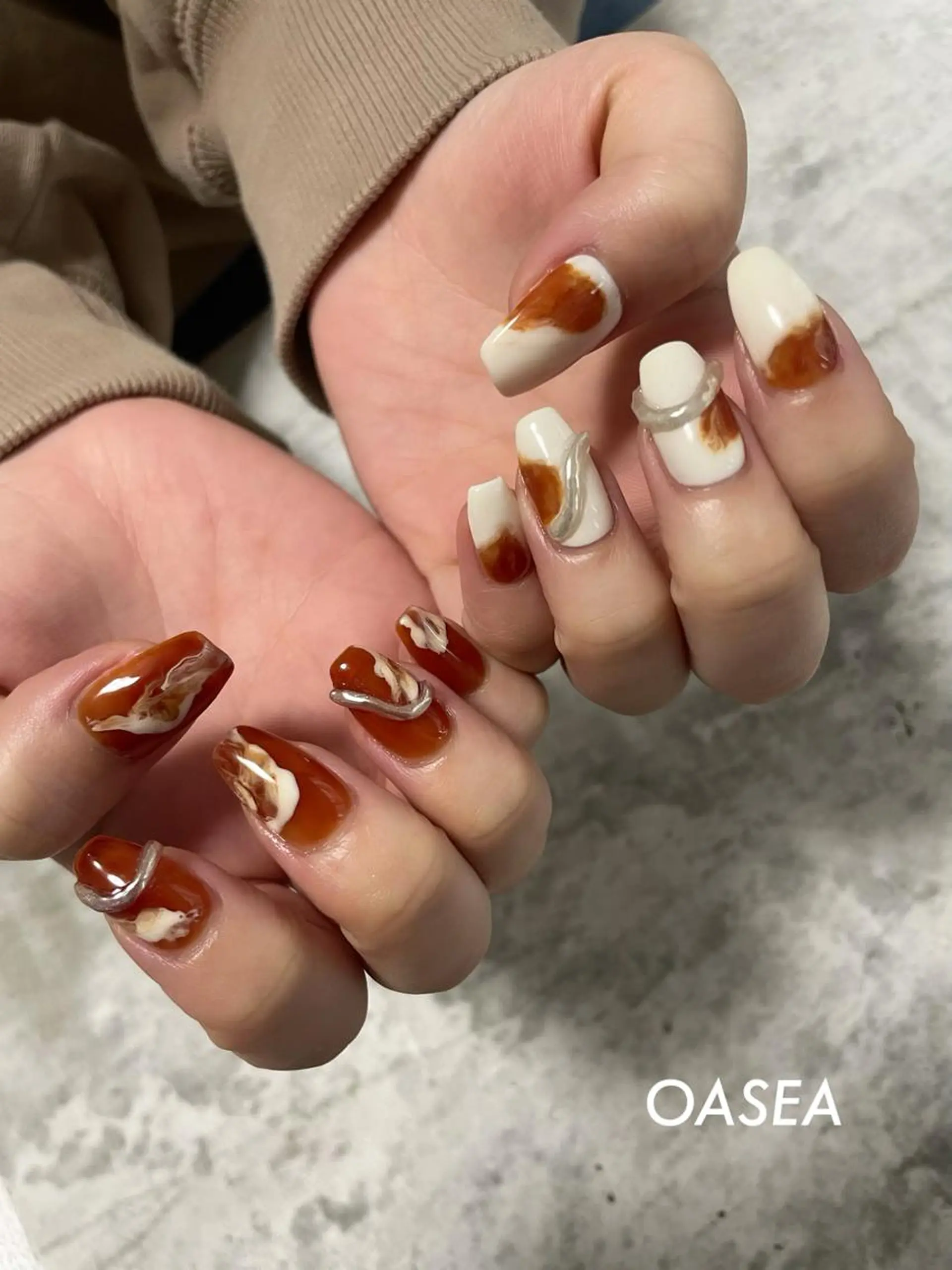 ネイル ハンドネイル 🌞💜 KAORI 🌴のネイルデザイン