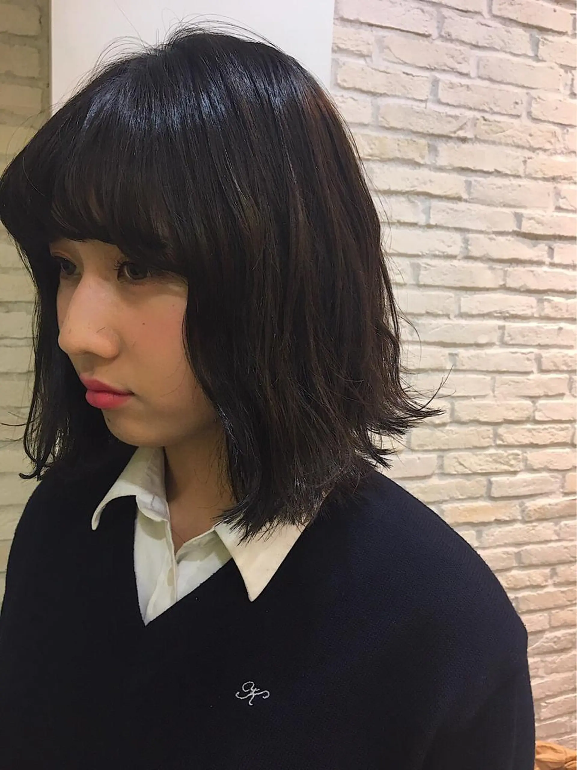 ショート カラー ボブ 平内 賢人のヘアスタイル