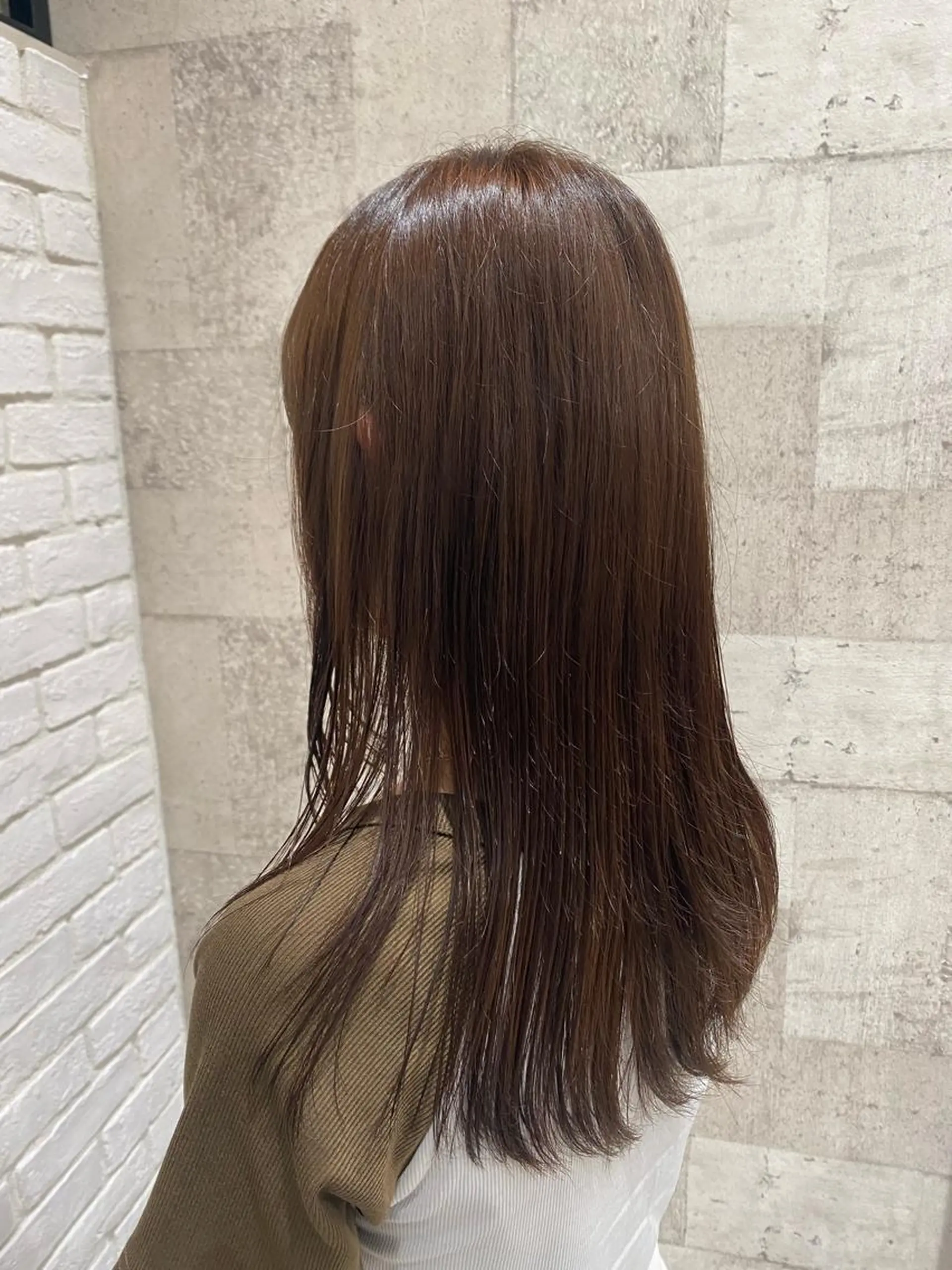 ロング カラー アッシュ 韓国レイヤー/ ショート Eightのヘアスタイル