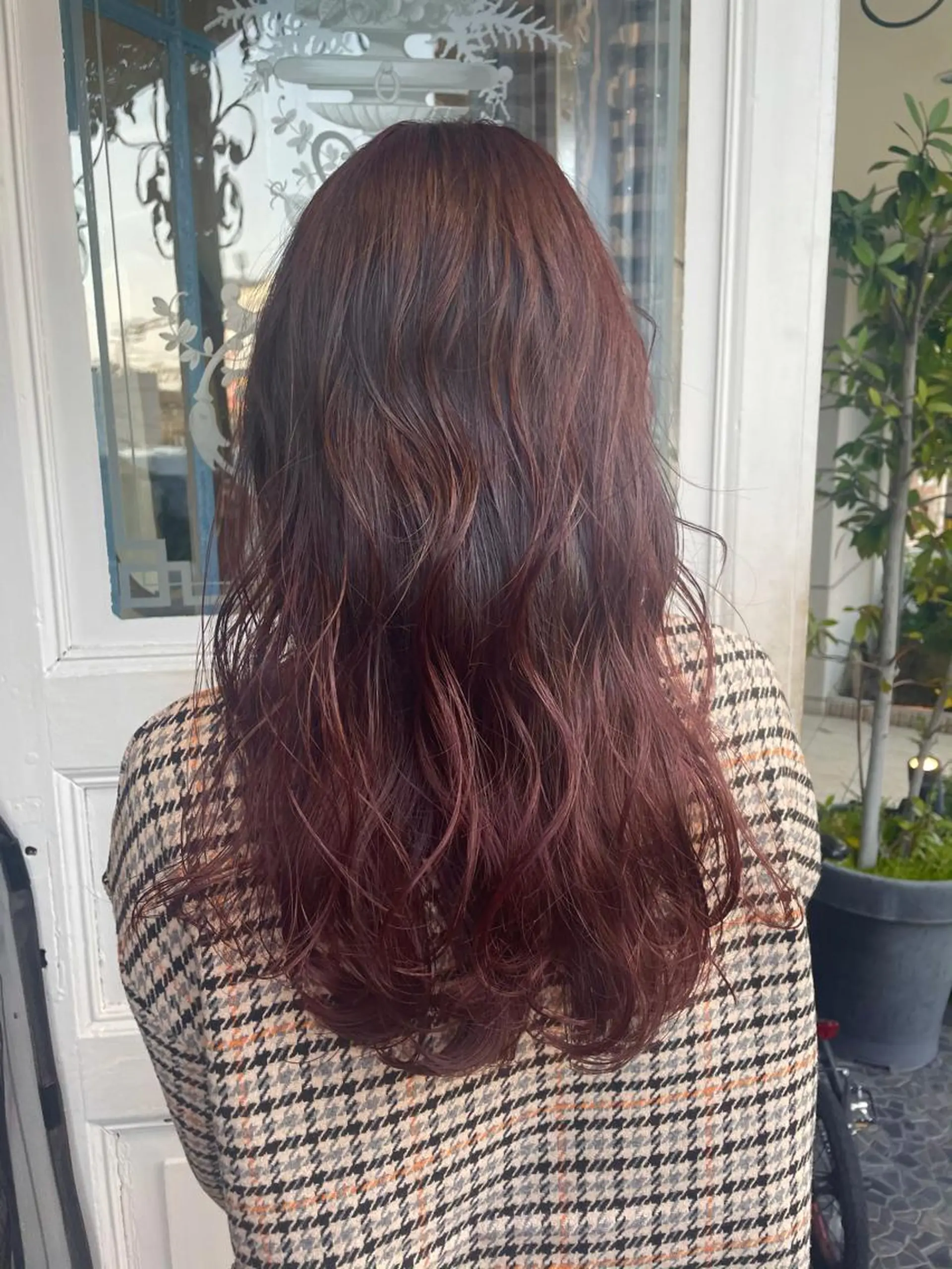 セミロング カラー 渡辺 瑠美のヘアスタイル