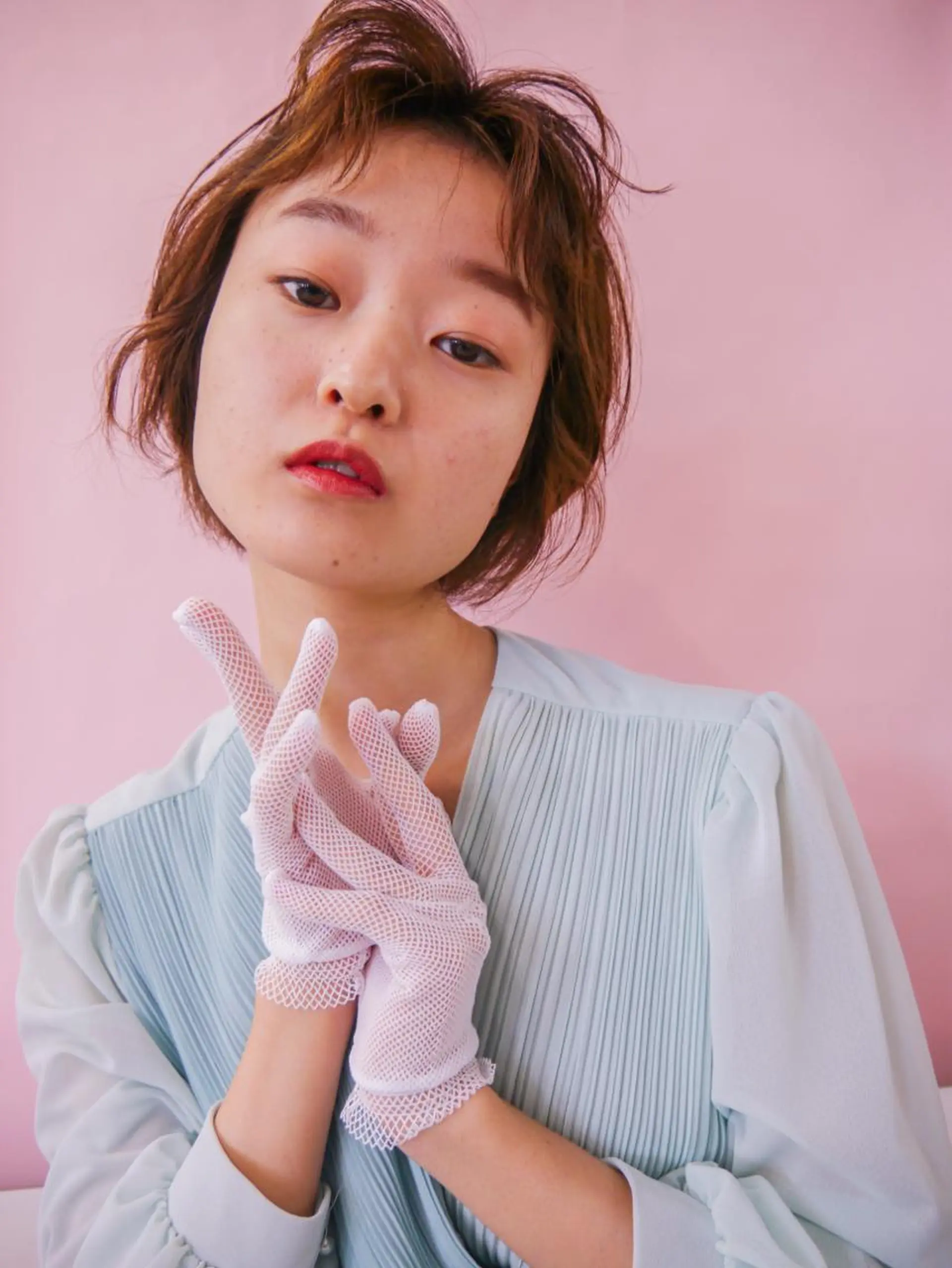 ショート カット トリートメント nessヤマサキ リュウタのヘアスタイル