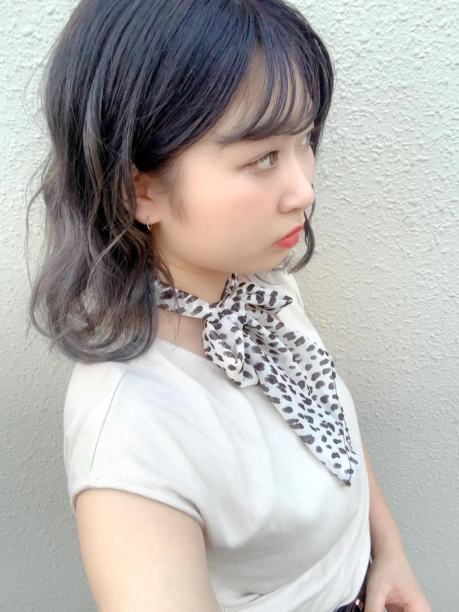 ミディアム カラー Rosso獨協大学前 YUNAのヘアスタイル