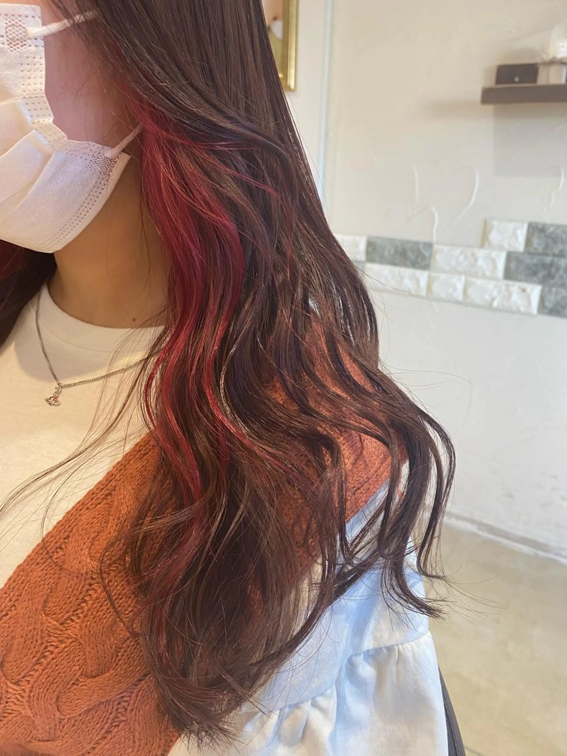 ロング ヘアカラー Elle✂︎ Riinaのヘアスタイル