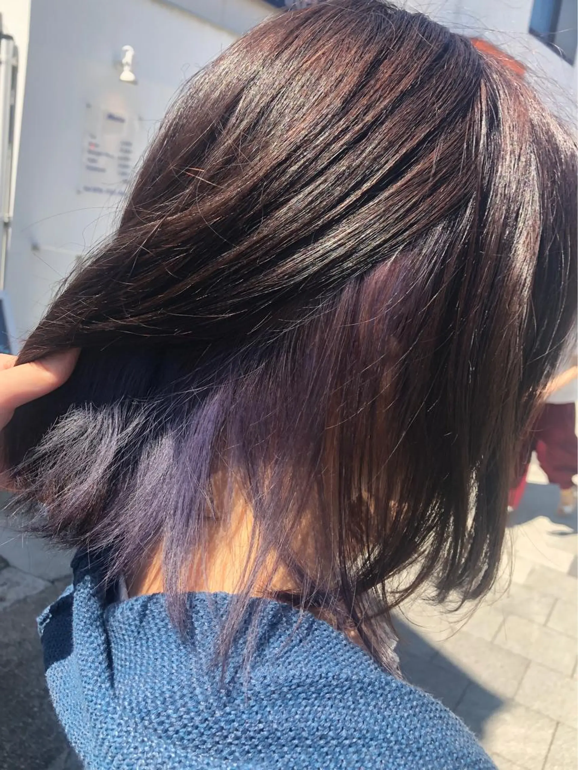 カラー ヘアカラー white.梅田 デザインカラー🦄のヘアスタイル