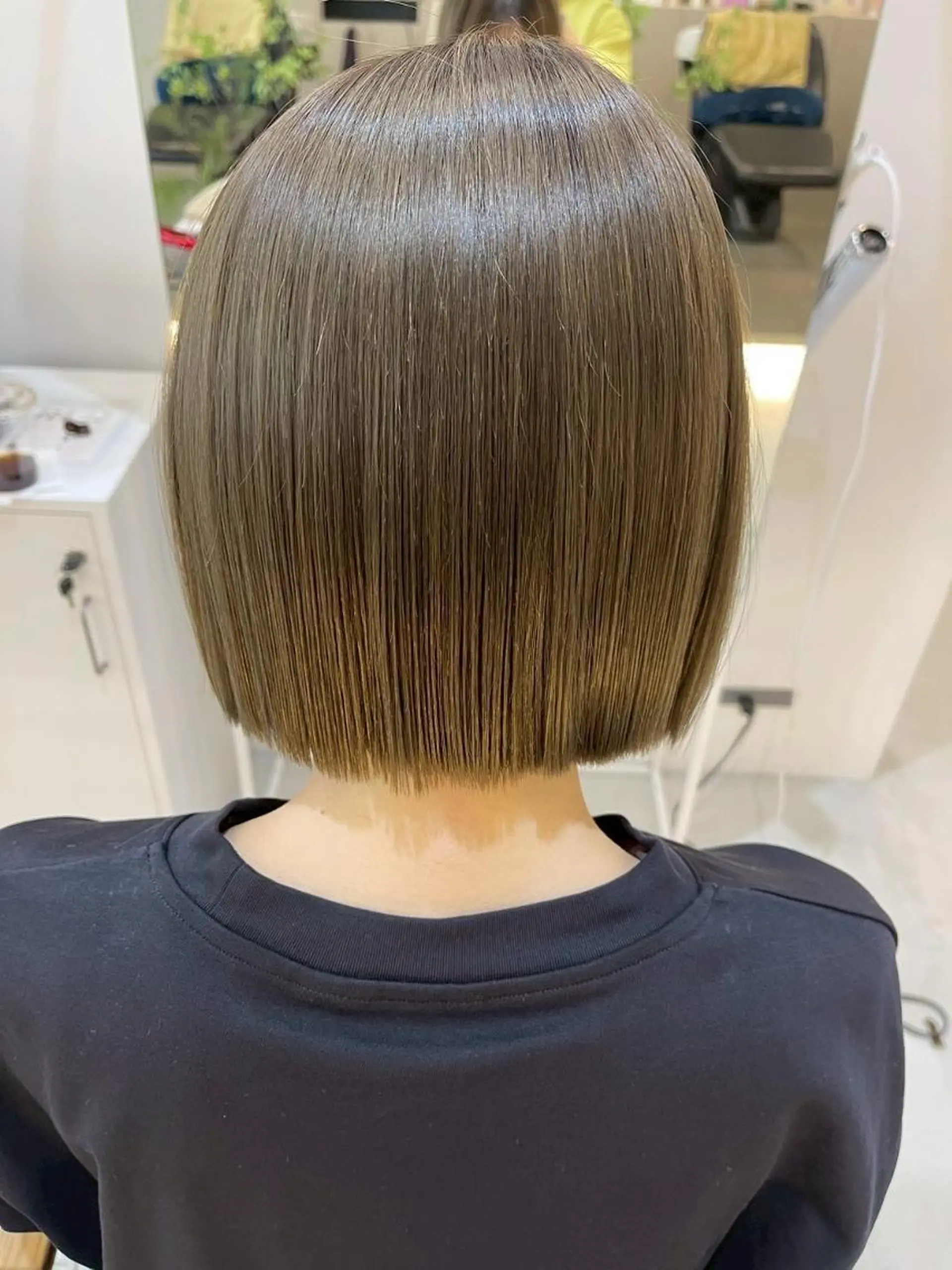 ミディアム カラー ヘアカラー 透明感カラー/暗髪/ ブリーチ/reinaのヘアスタイル