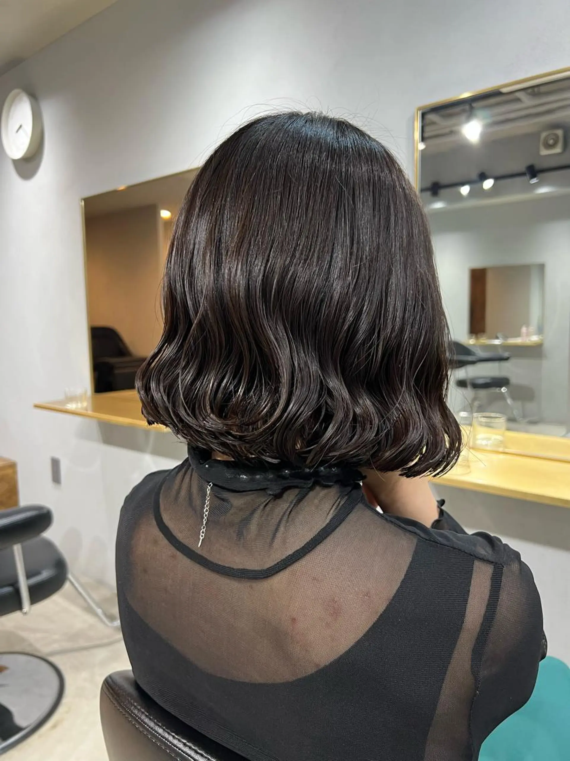 ショート カラー パーマ akane/ボブ /ブラウンベージュのヘアスタイル