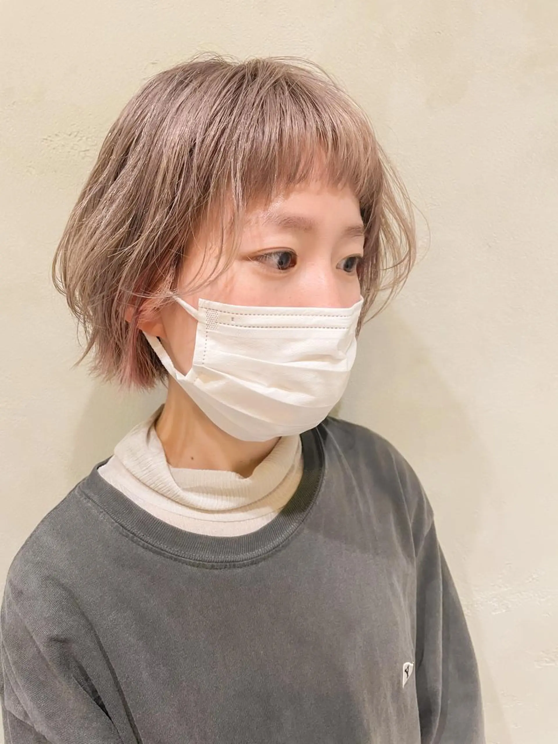 ショート カラー ブリーチ 透明感カラー ヘアカラー トリートメント 【似合わせカット】 松尾一気のヘアスタイル