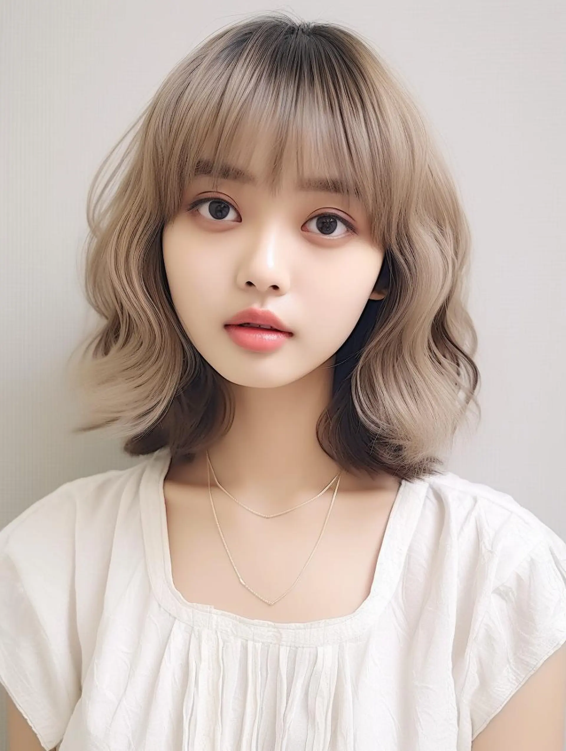 ショート カラー 表参道/さあ や/大人ナチュラルのヘアスタイル