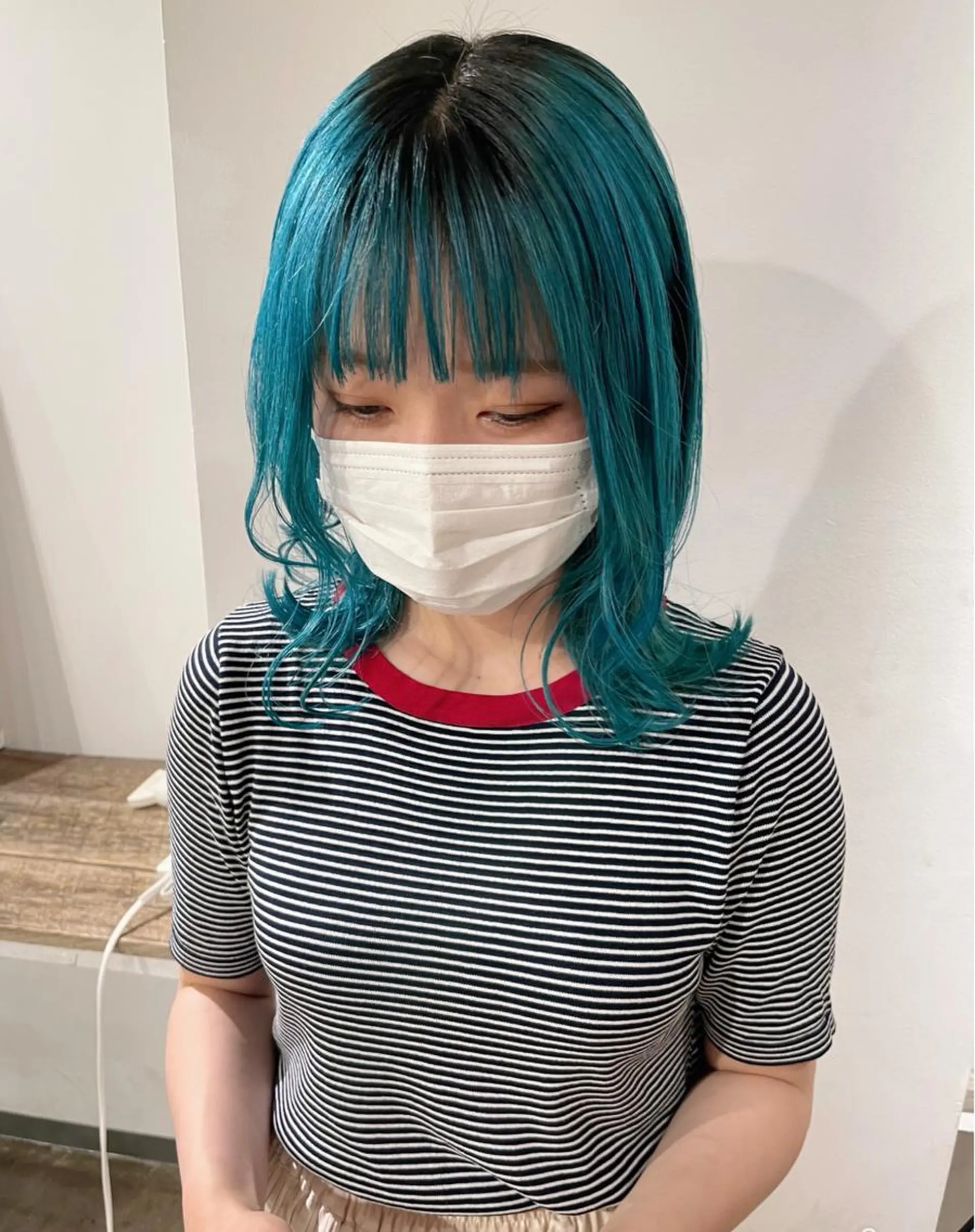 ミディアム カラー ヘアカラー トリートメント ヘアセット ✨艶ブリーチカラー ✨四ノ宮裕己のヘアスタイル