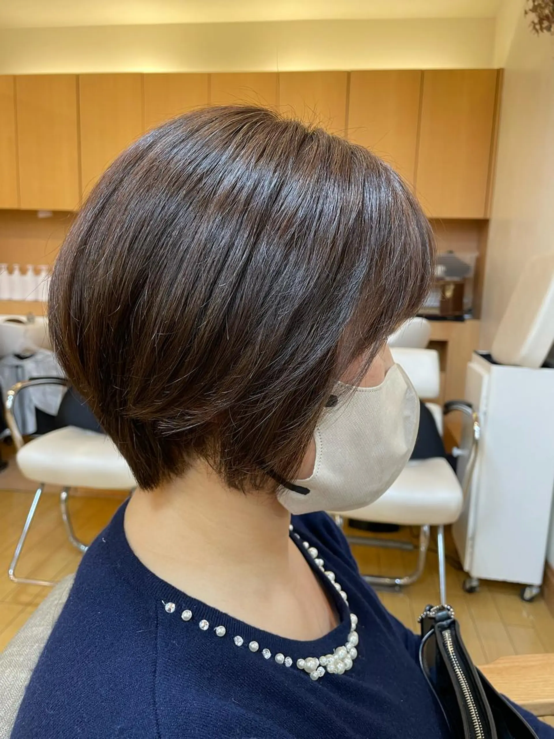 ショート カラー ショートヘア 韓国ヘア 🤍中西麻友🤍のヘアスタイル