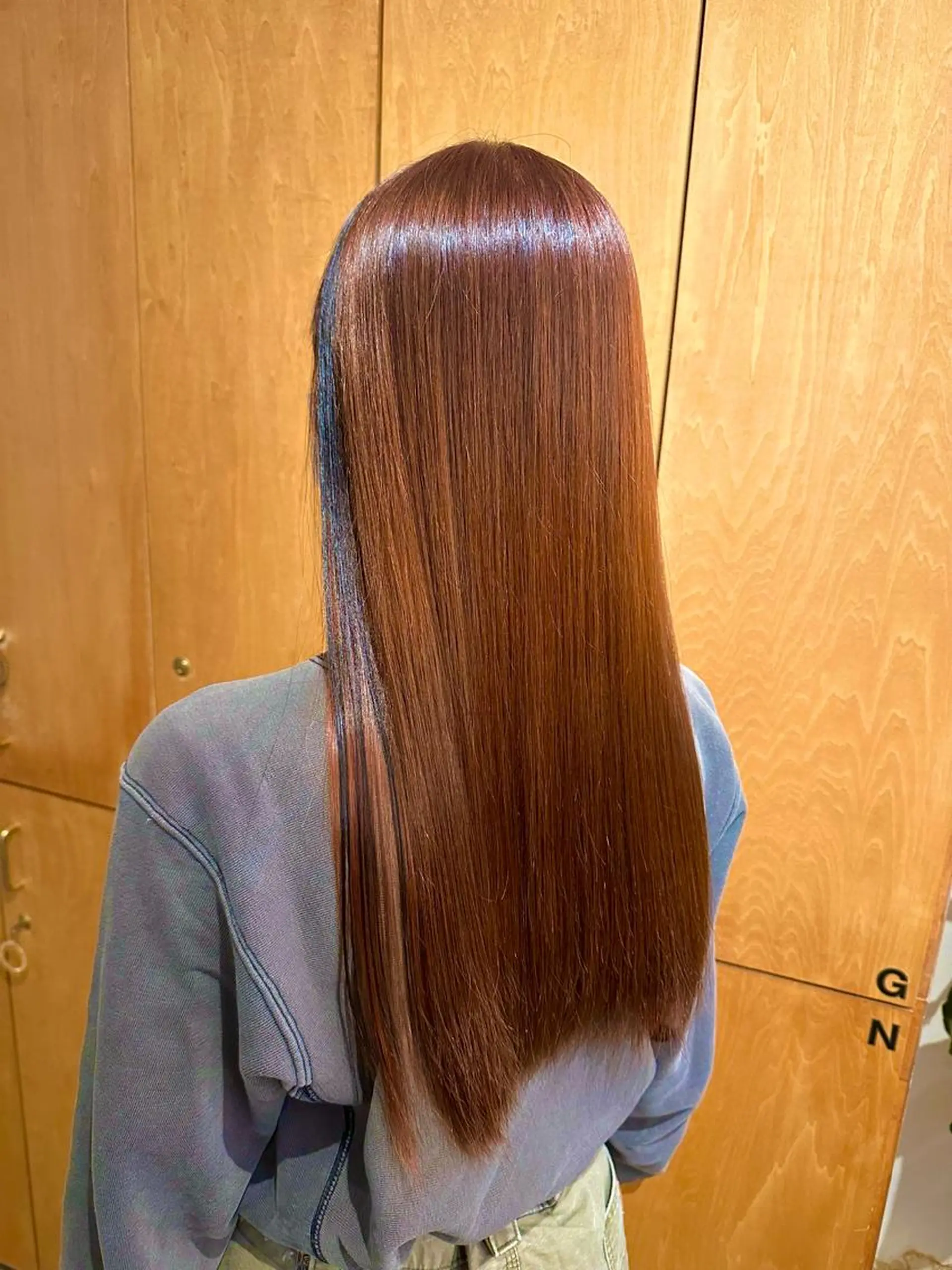 ロング カラー ブリーチ ブリーチなしカラー ヘアカラー ✨ブリーチカラー /菜月‪‪✨のヘアスタイル