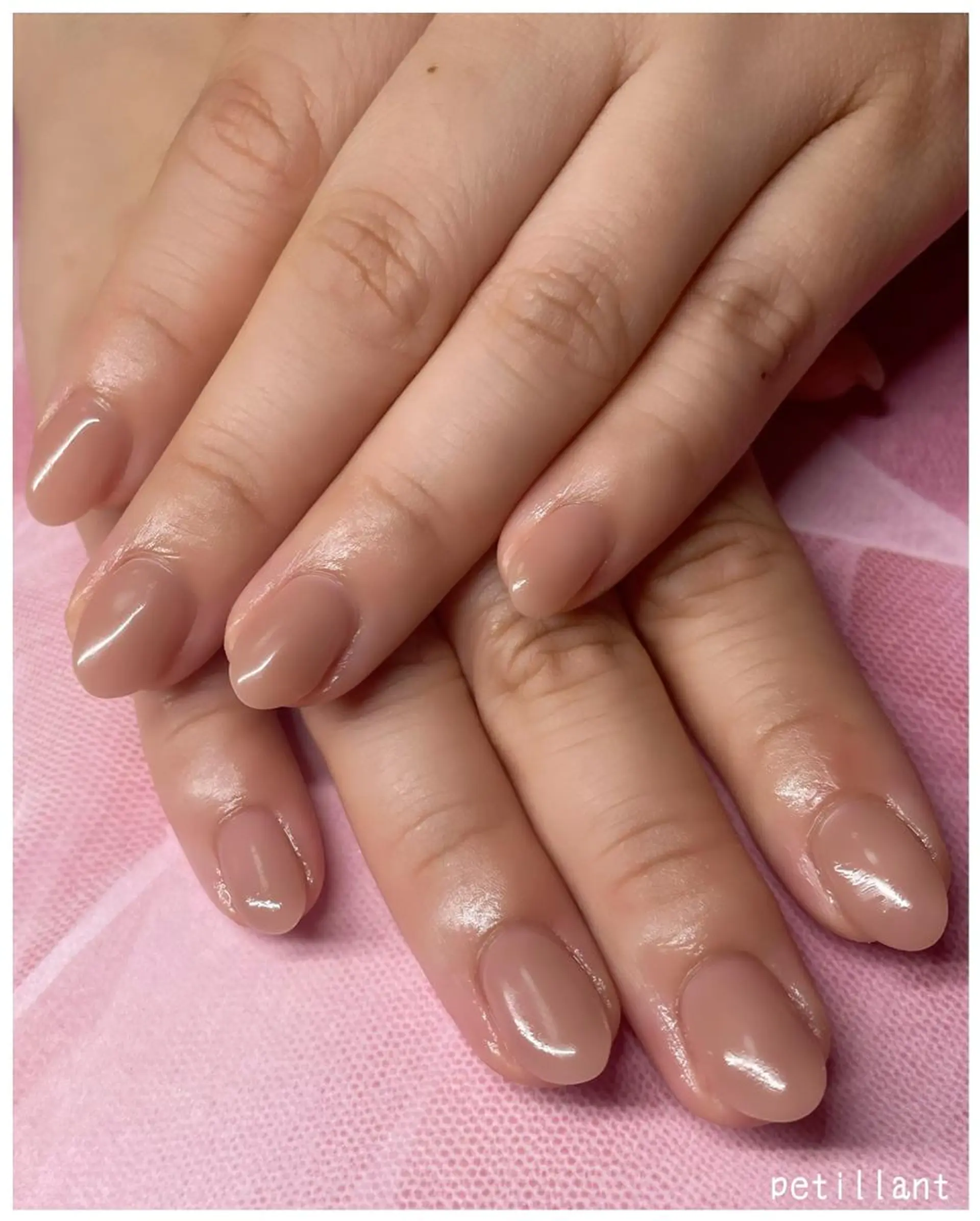 ネイル ワンカラーネイル シンプルネイル nail salon petillantのネイルデザイン