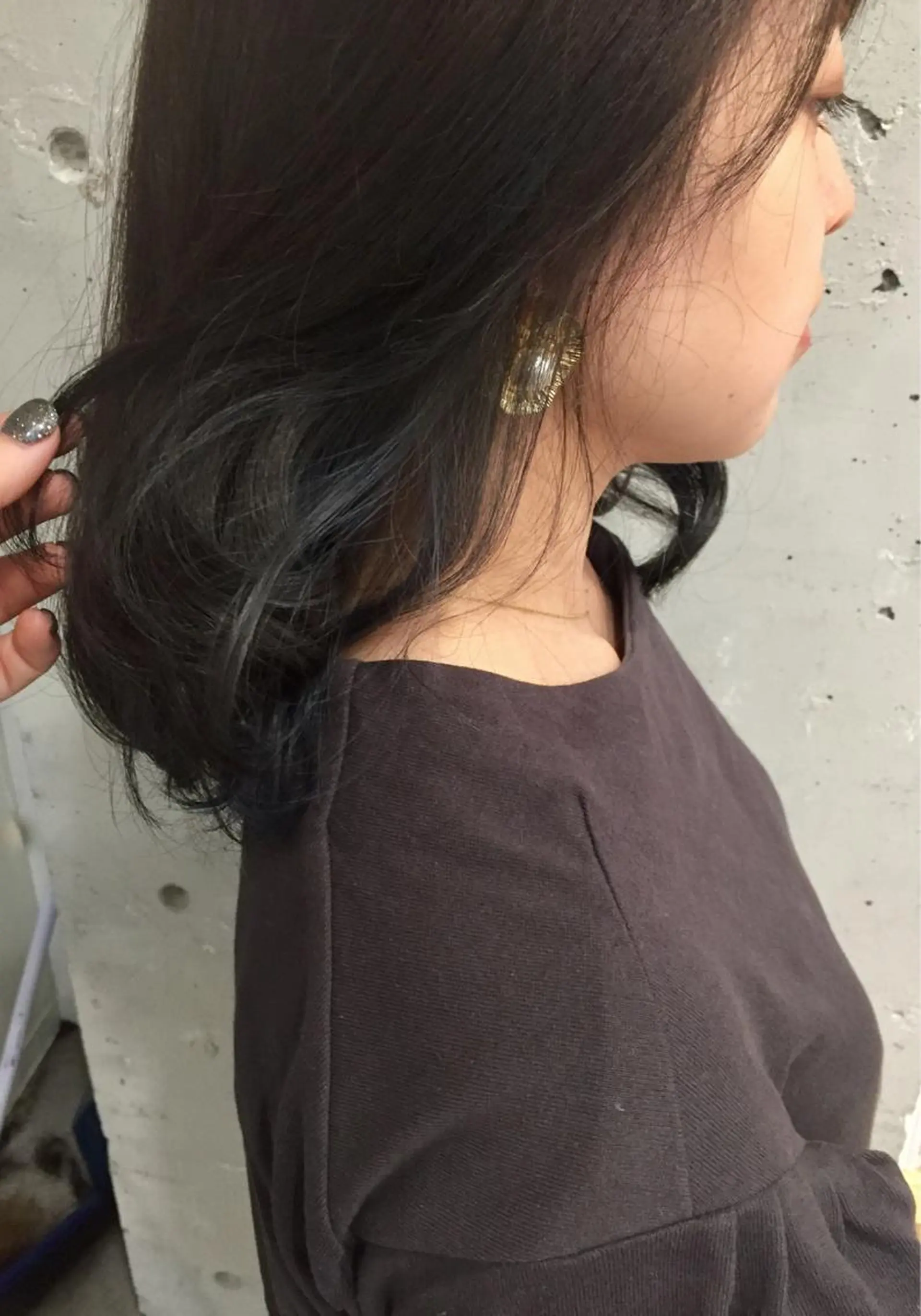 セミロング 稲田 結衣夏のヘアスタイル