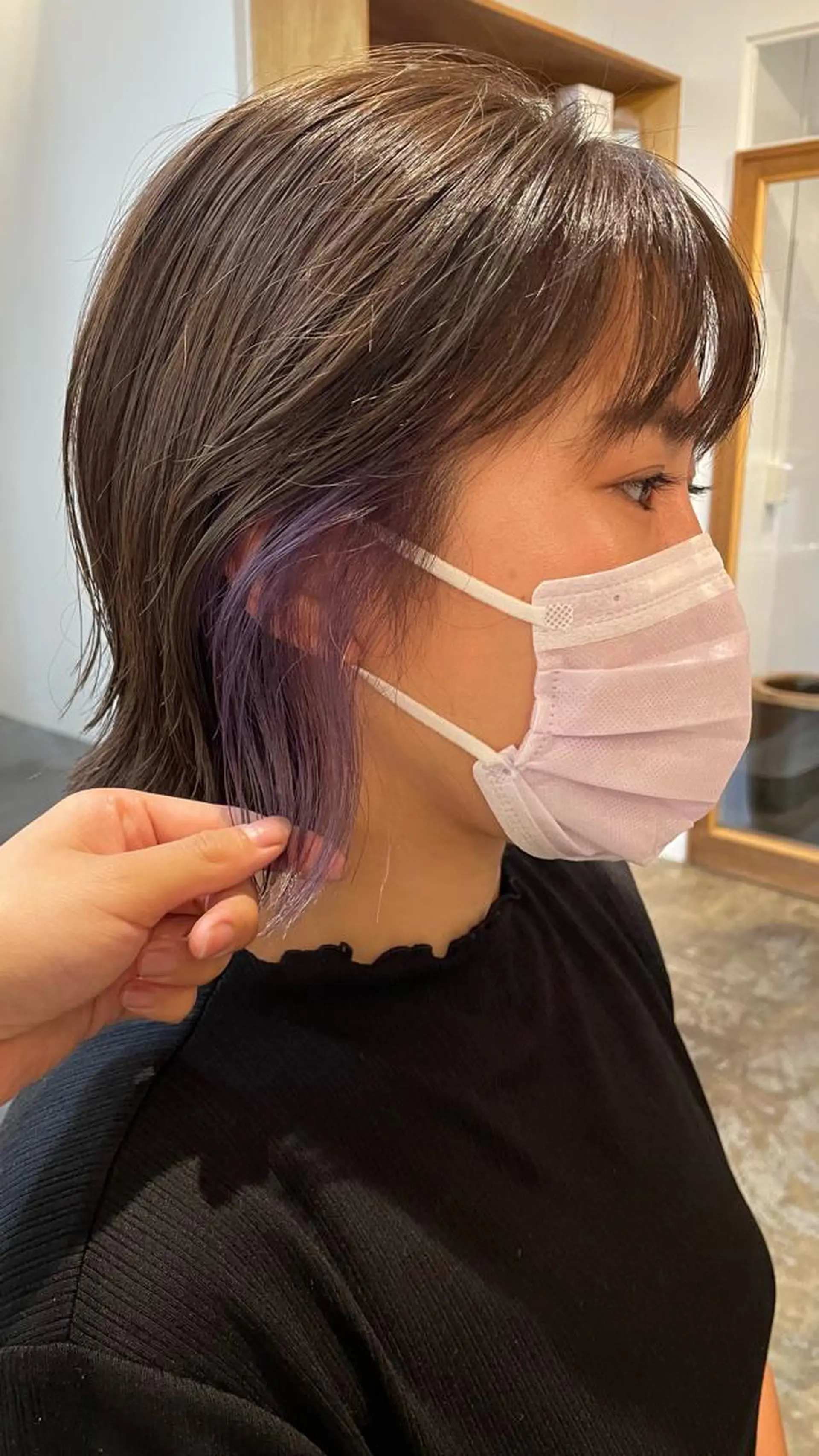 ミディアム カットモデル募集 長谷川のヘアスタイル