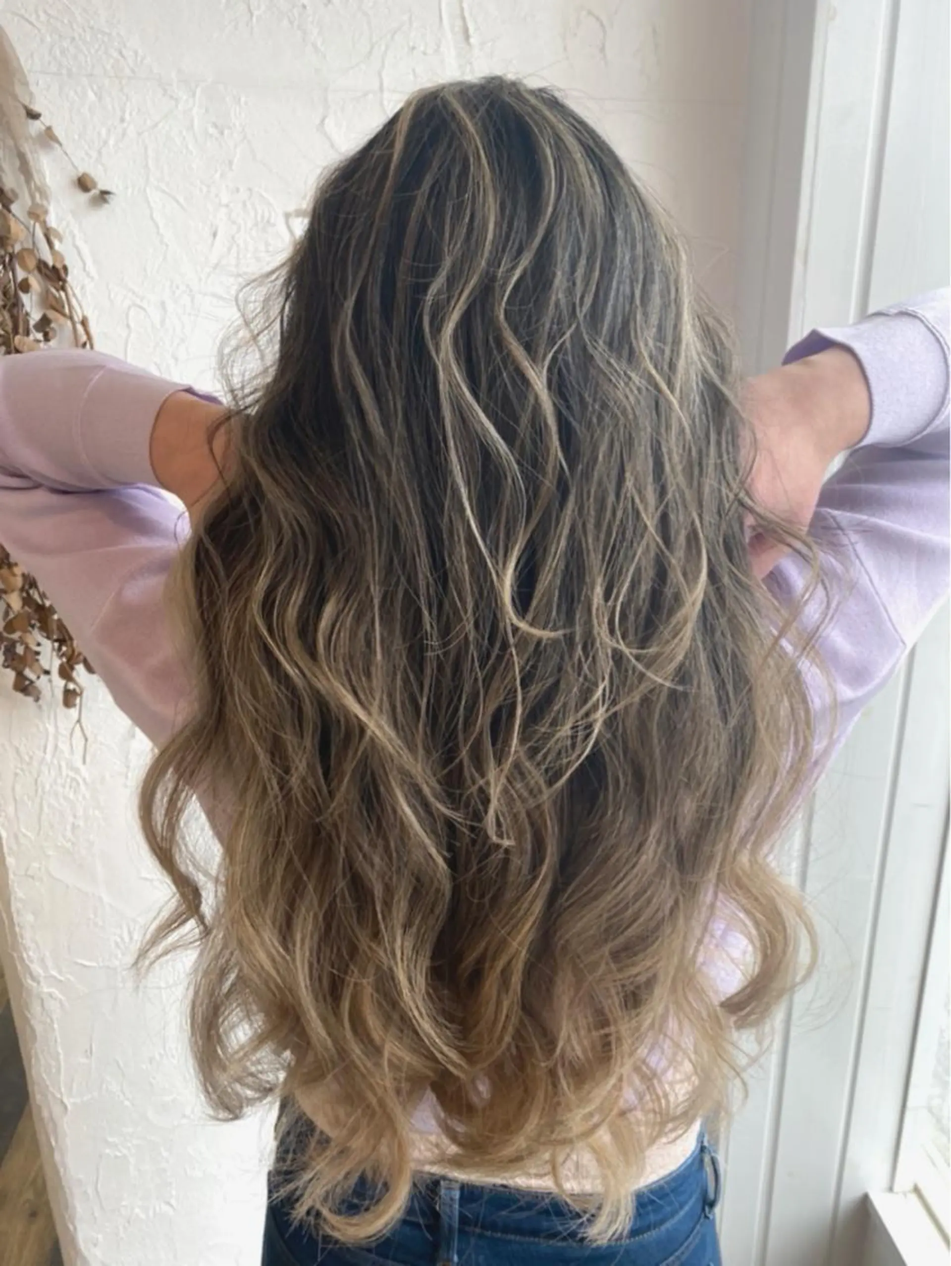 ロング カラー ヘアカラー 豊橋美容院 ソンリエのヘアスタイル