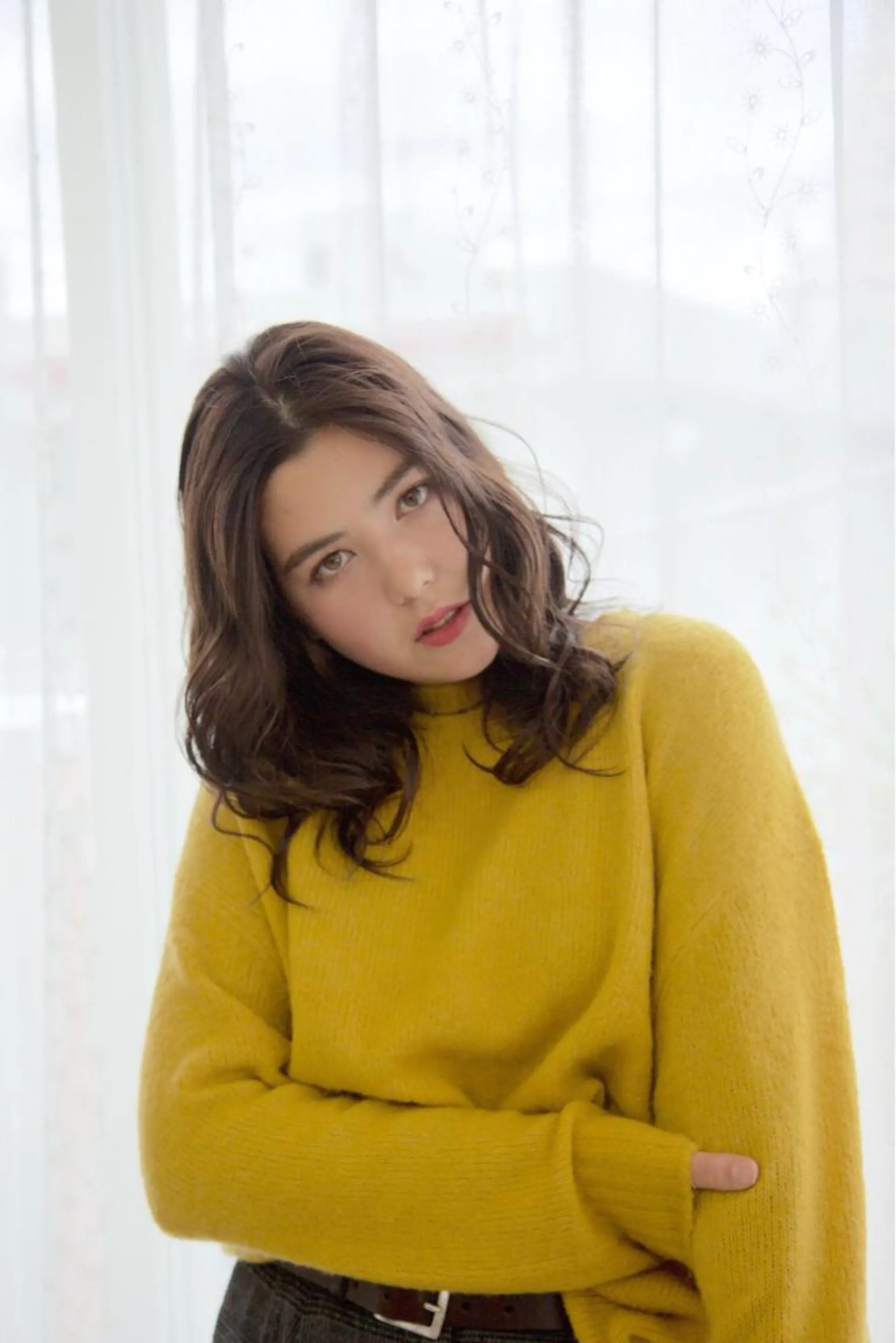 ロング カラー パーマ カット ヘアカラー パーマ トリートメント ヘッドスパ ヘアセット yoshi ☆のヘアスタイル